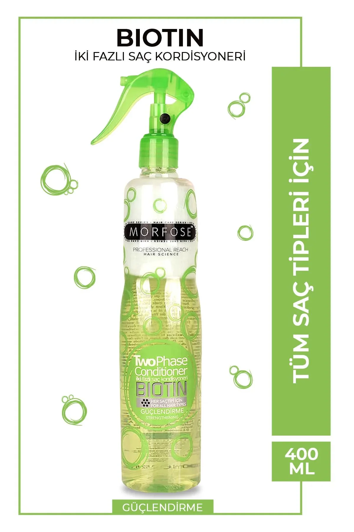Biotin Çift Fazlı Saç Kondisyoner Fön Suyu 400 ML - mrfs - Just Cheap Store Görsel 2