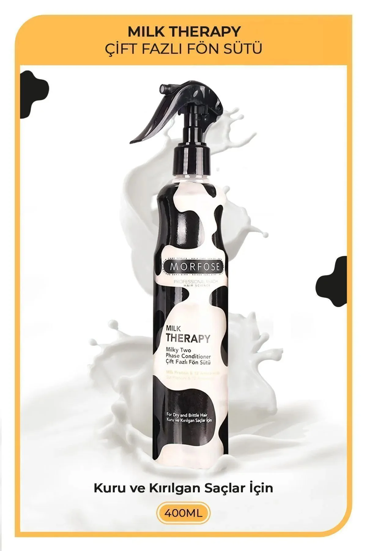 Milk Therapy Çift Fazlı Kondisyoner Fön Suyu 400 ML - mrfs - Just Cheap Store Görsel 5