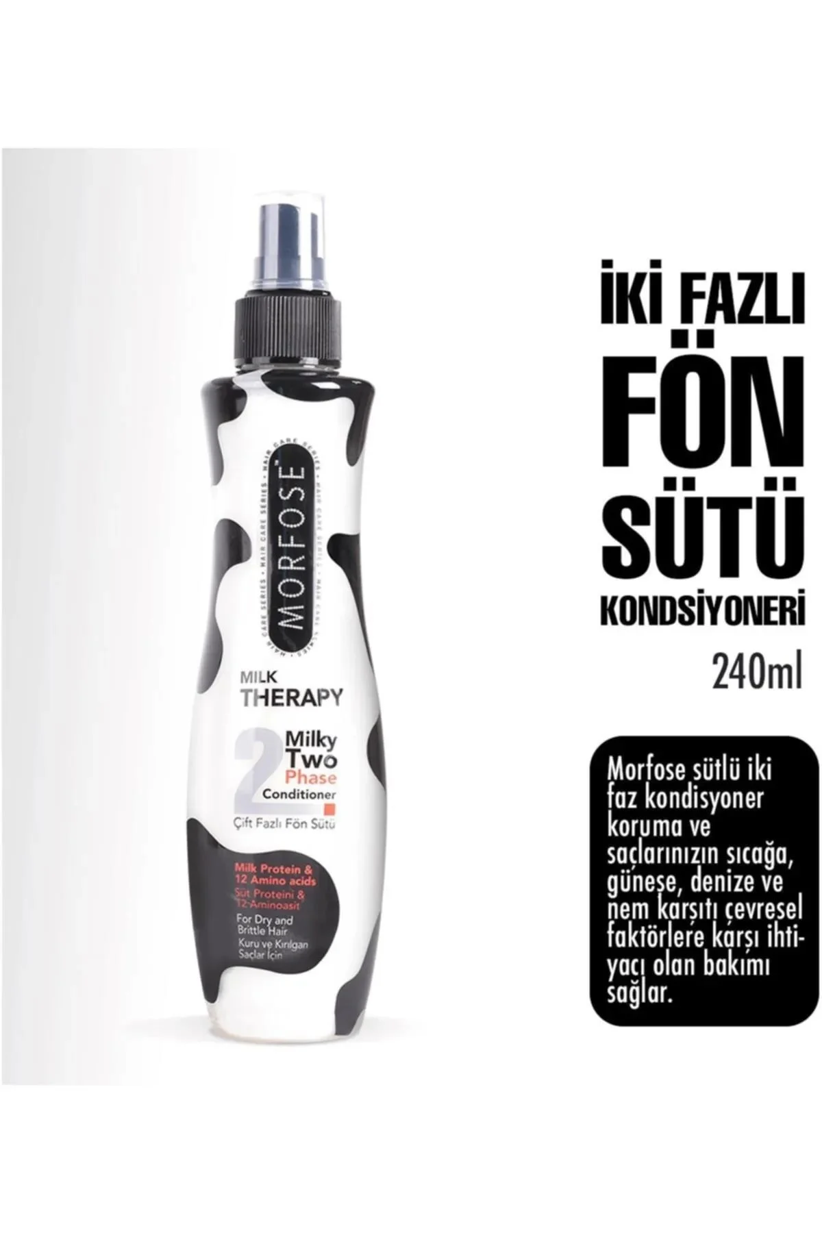 Milk Therapy Çift Fazlı Kondisyoner Fön Suyu 240 ML - mrfs - Just Cheap Store Görsel 3