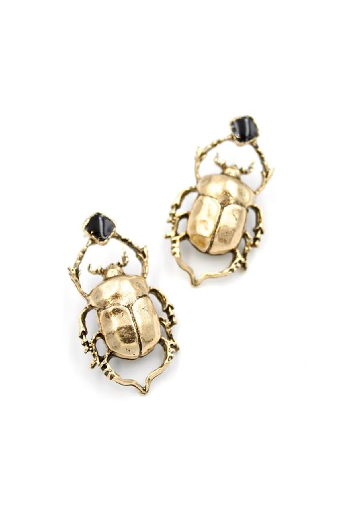 Böcek Küpe - Bronz - Just Cheap Store Görsel 2