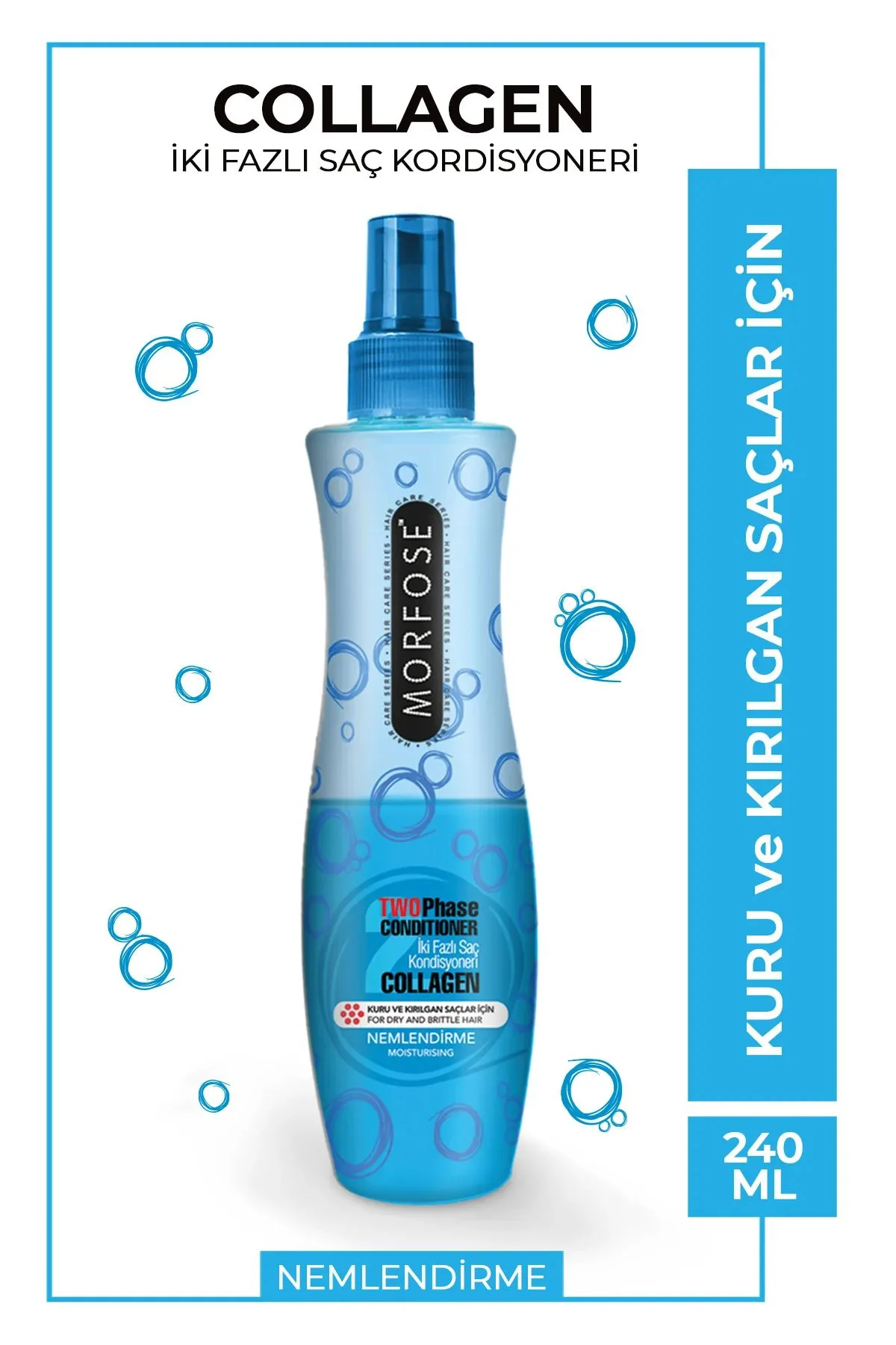 Kolajen Çift Fazlı Kondisyoner Fön Suyu 240 ML - mrfs - Just Cheap Store Görsel 5
