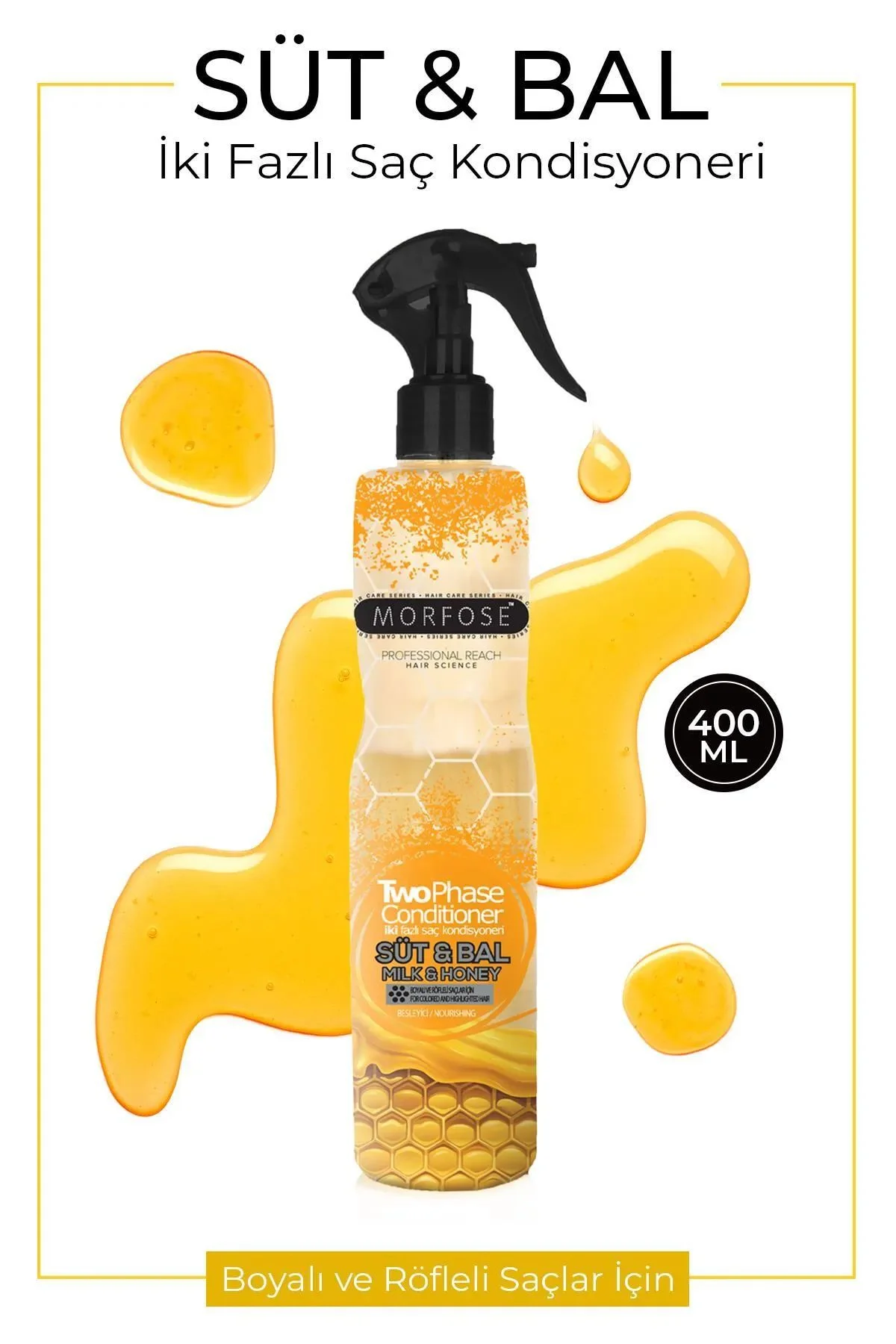 Çift Fazlı Süt &amp; Bal Kondisyoner Fön Suyu 240 ML - mrfs