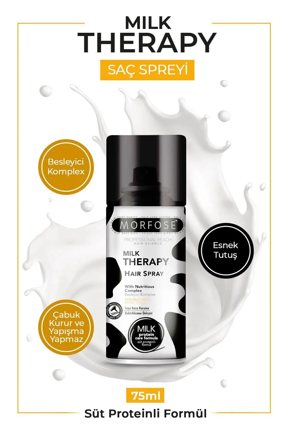 Milk Therapy Saç Spreyi 75 ML - Besleyici Koruyucu Etki - mrfs - Just Cheap Store Görsel 5