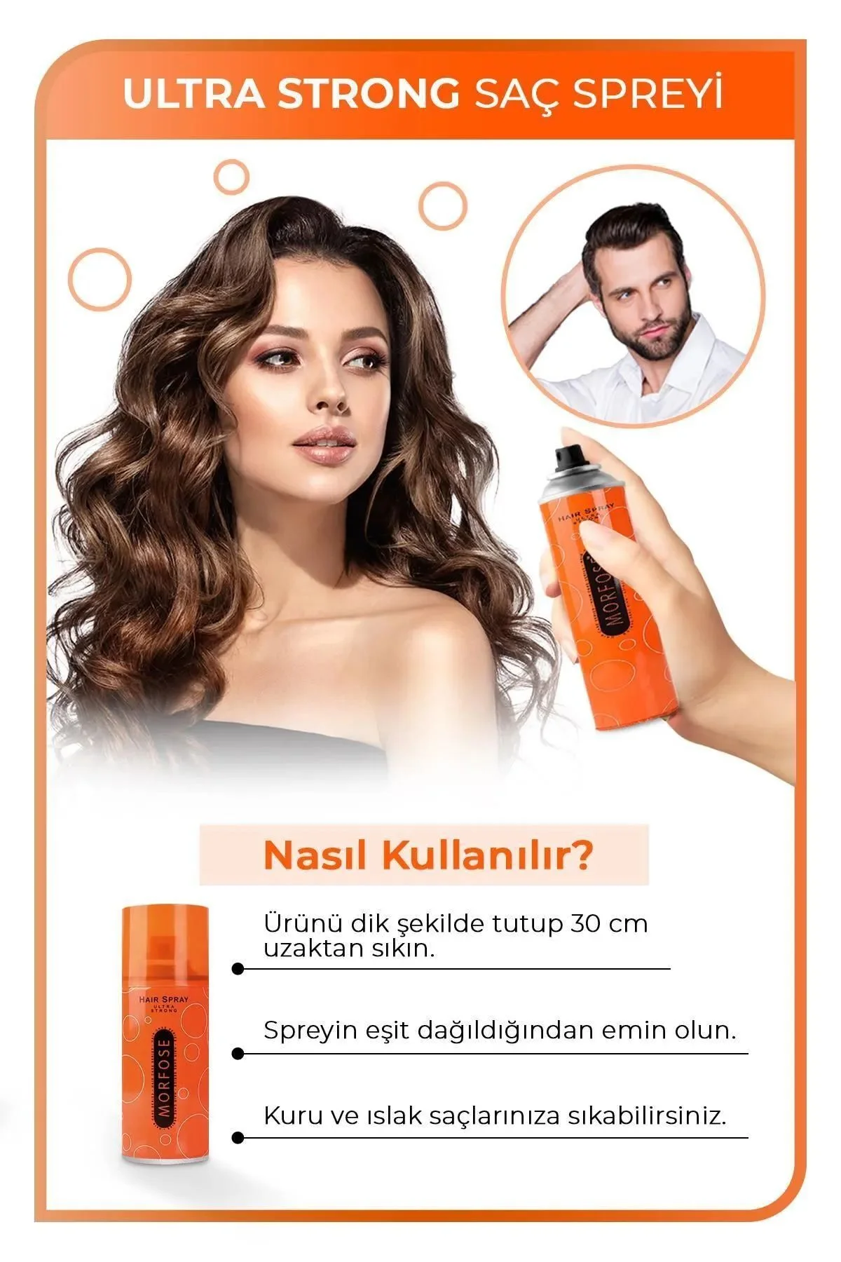 Ultra Strong Saç Spreyi 75 ML - Güçlü Tutuş - mrfs - Just Cheap Store Görsel 4