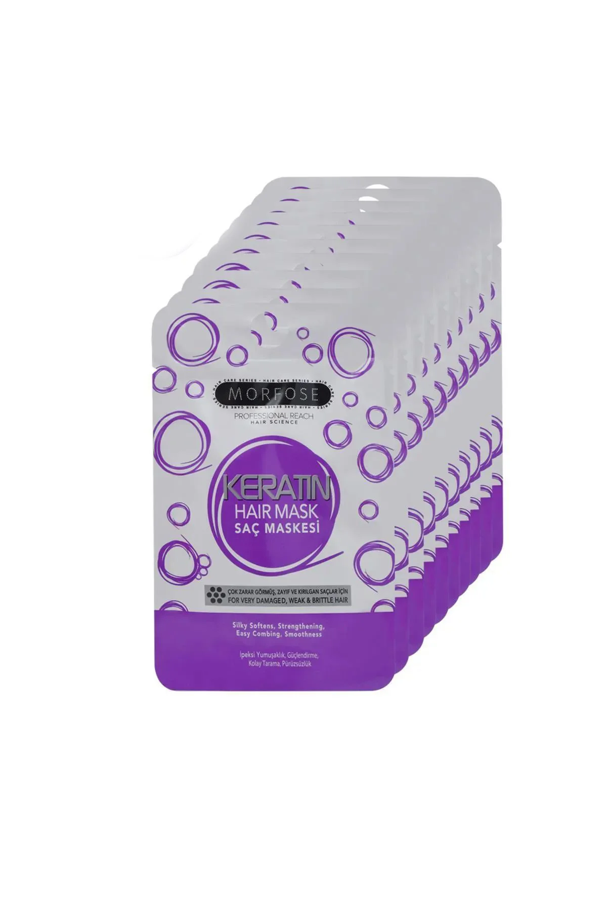 Keratin Saç Maskesi 25 ML (24 ADET) - Yıpranmış Saçlar İçin - mrfs - Just Cheap Store Görsel 5