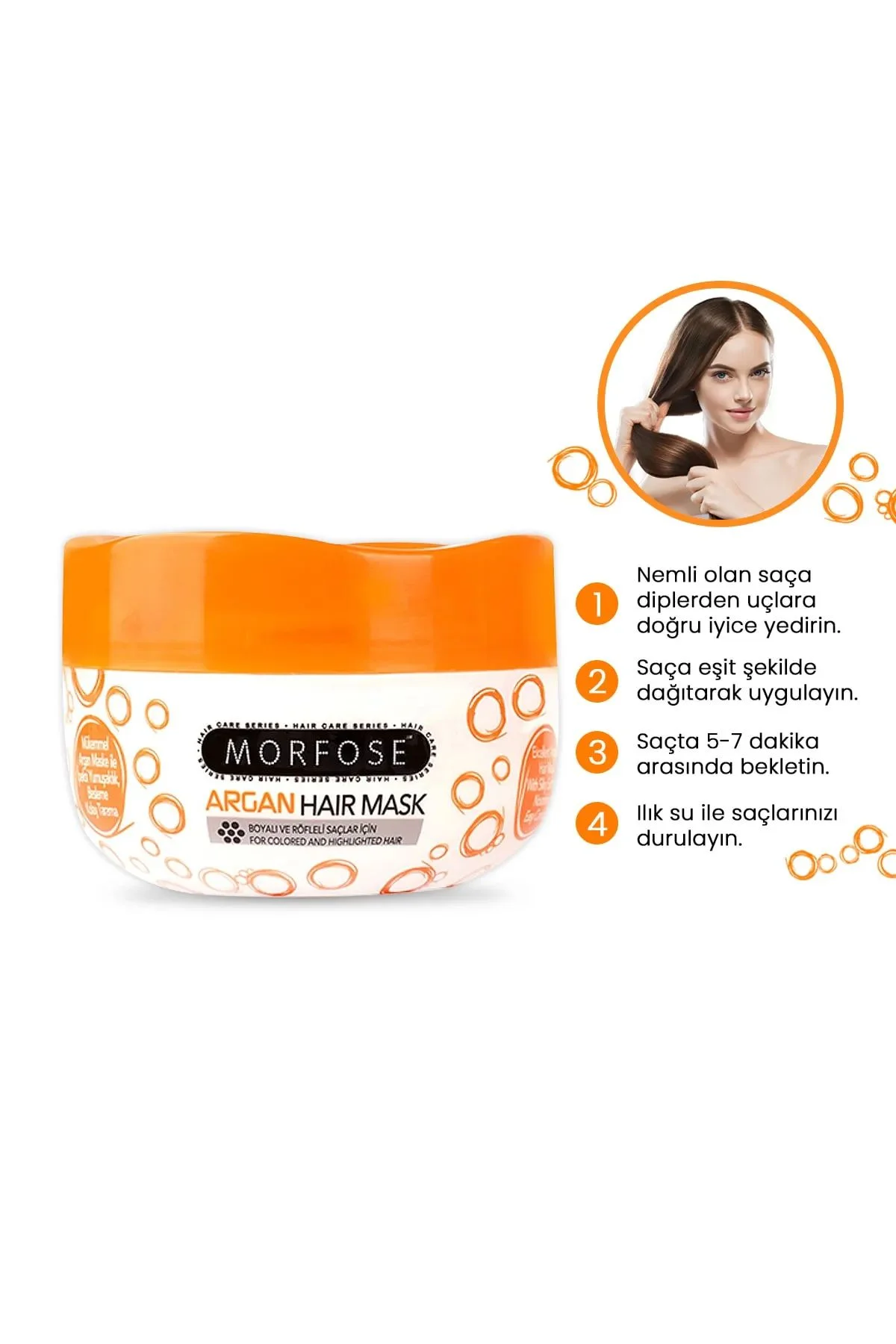 Argan Saç Maskesi 500 ML - Boyalı ve Röfleli Saçlar - mrfs - Just Cheap Store Görsel 3