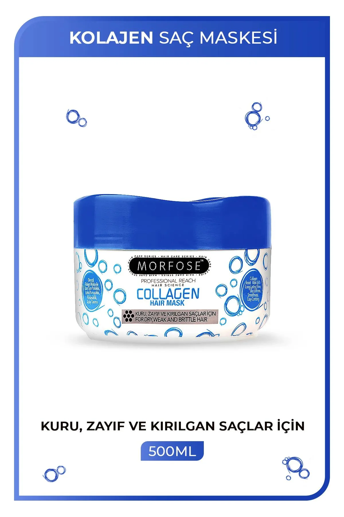 Kolajen Saç Maskesi 500 ML - Zayıf ve Kırılgan Saçlar İçin - mrfs - Just Cheap Store Görsel 5