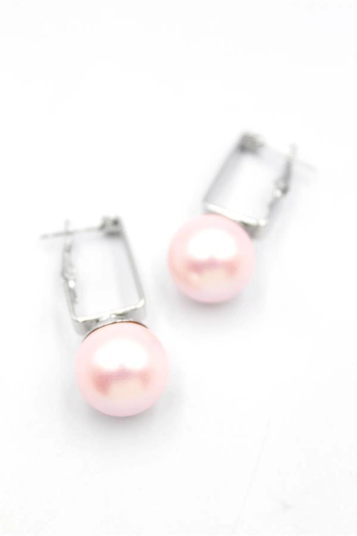 İncili Küpe - Pembe - Just Cheap Store Görsel 5