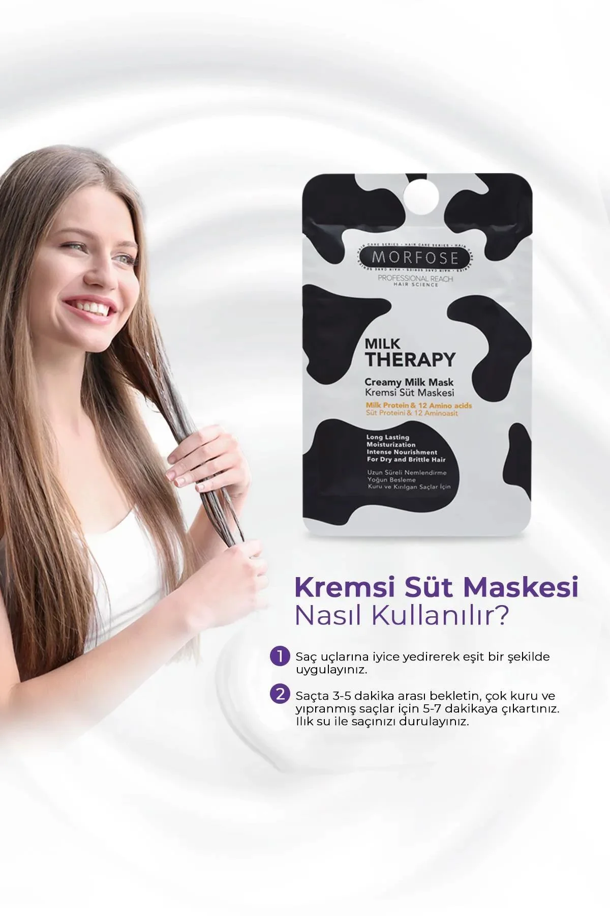 Milk Therapy Kremsi Süt Maskesi 25 ML (24 ADET) - Bakım ve Canlılık - mrfs - Just Cheap Store Görsel 3