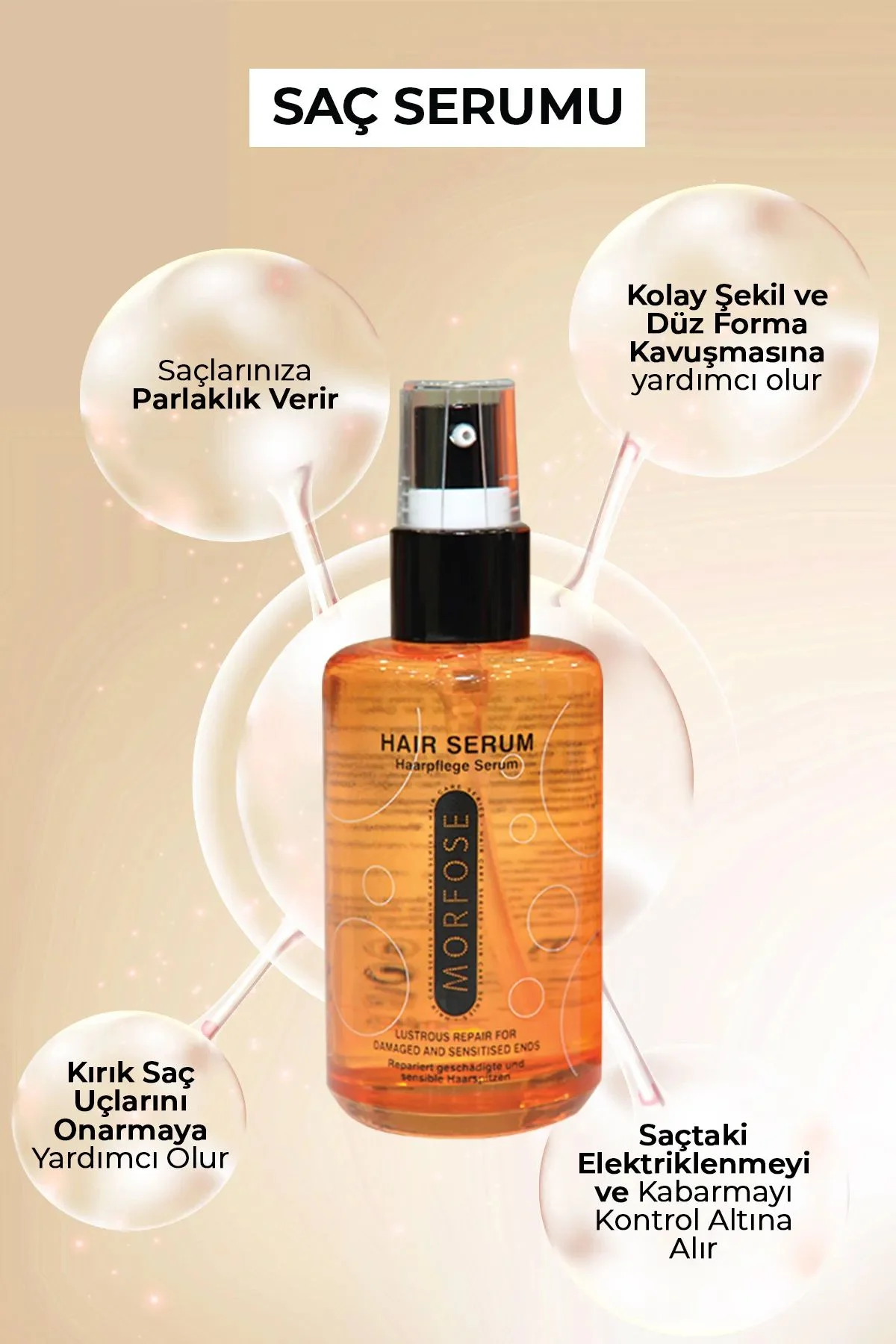 Argan Saç Serumu 75 ML - Boyalı ve Röfleli Saçlar - mrfs - Just Cheap Store Görsel 3