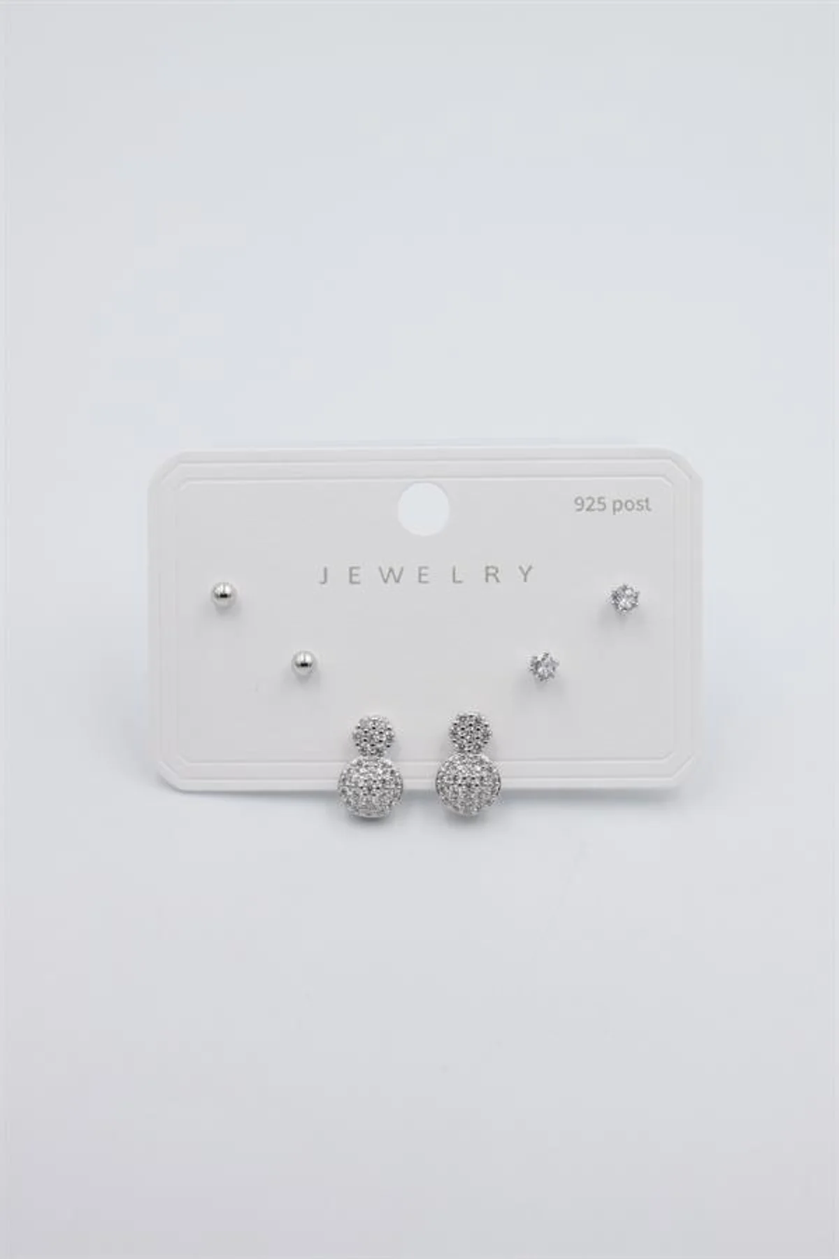 Çoklu Set Küpe - Gümüş