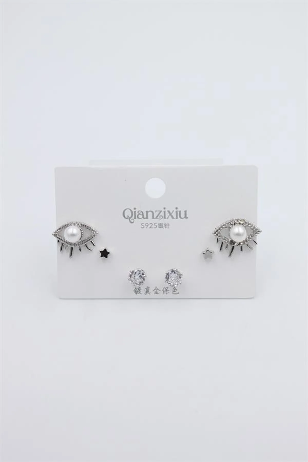 Çoklu Set Küpe - Gümüş - Just Cheap Store Görsel 4