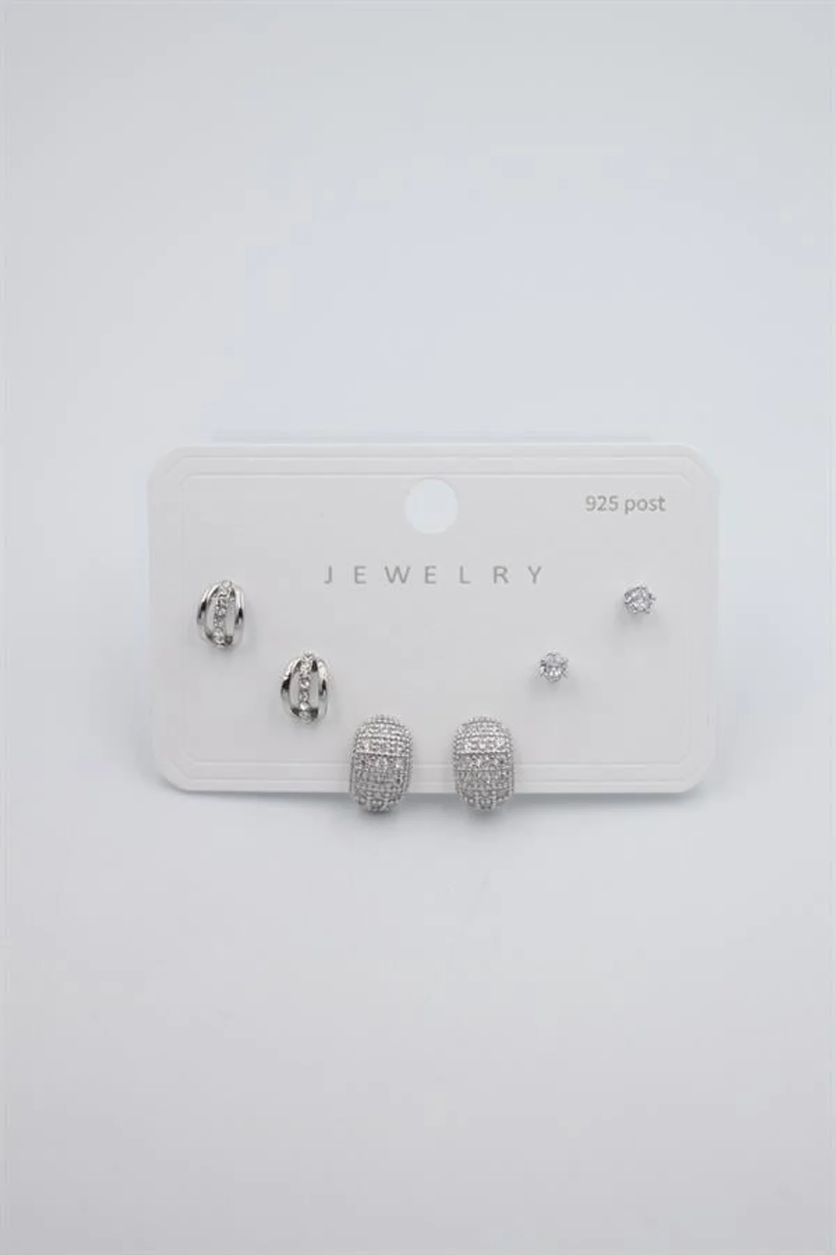 Çoklu Set Küpe - Gümüş - Just Cheap Store Görsel 4