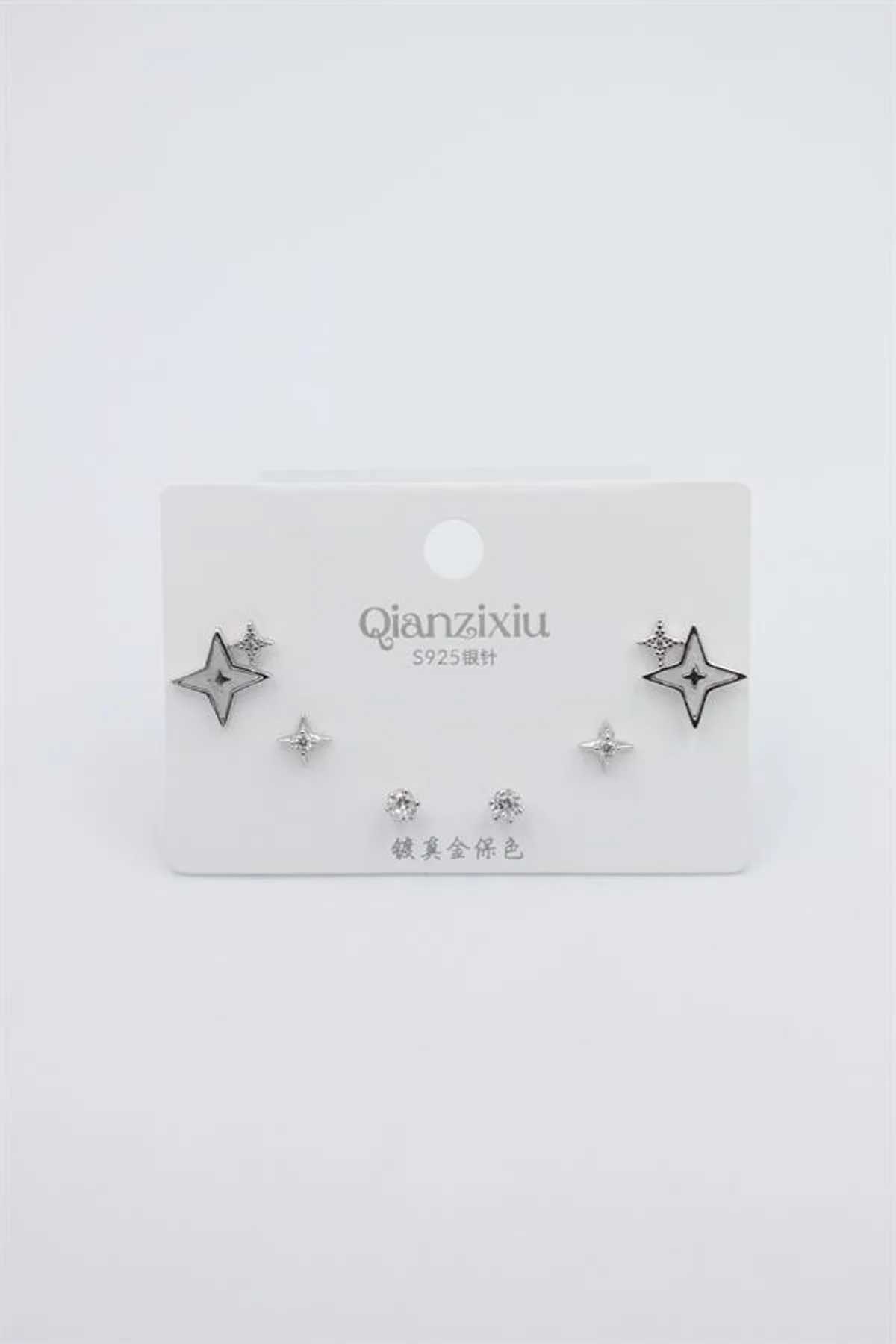 Çoklu Set Küpe - Gümüş - Just Cheap Store Görsel 4