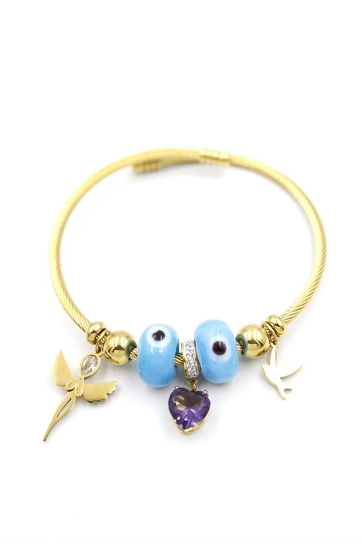 Melek Charm Bilezik - Altın - Just Cheap Store Görsel 4