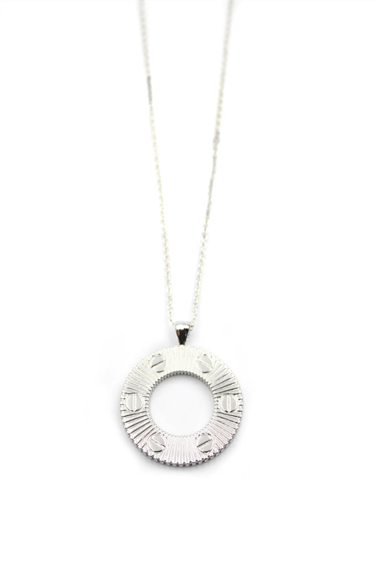 Crt Kolye - Gümüş - Just Cheap Store Görsel 5