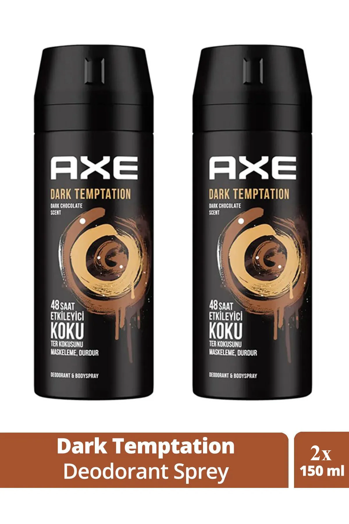 2 Adet Axe Dark Temptatıon Bay Parfüm Kofre 150 ml - Just Cheap Store Görsel 2