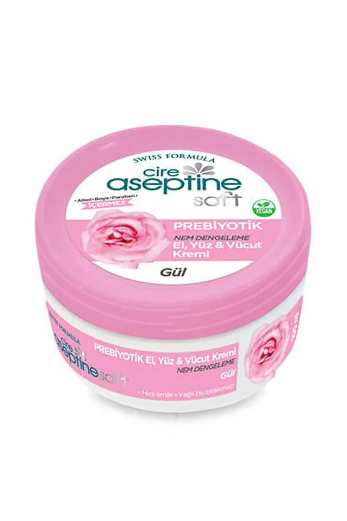 Cire Aseptine Soft Gül Özlü Nem Dengeleyici , Besleyici Prebiyotikli Krem 100 ml - Just Cheap Store Görsel 3