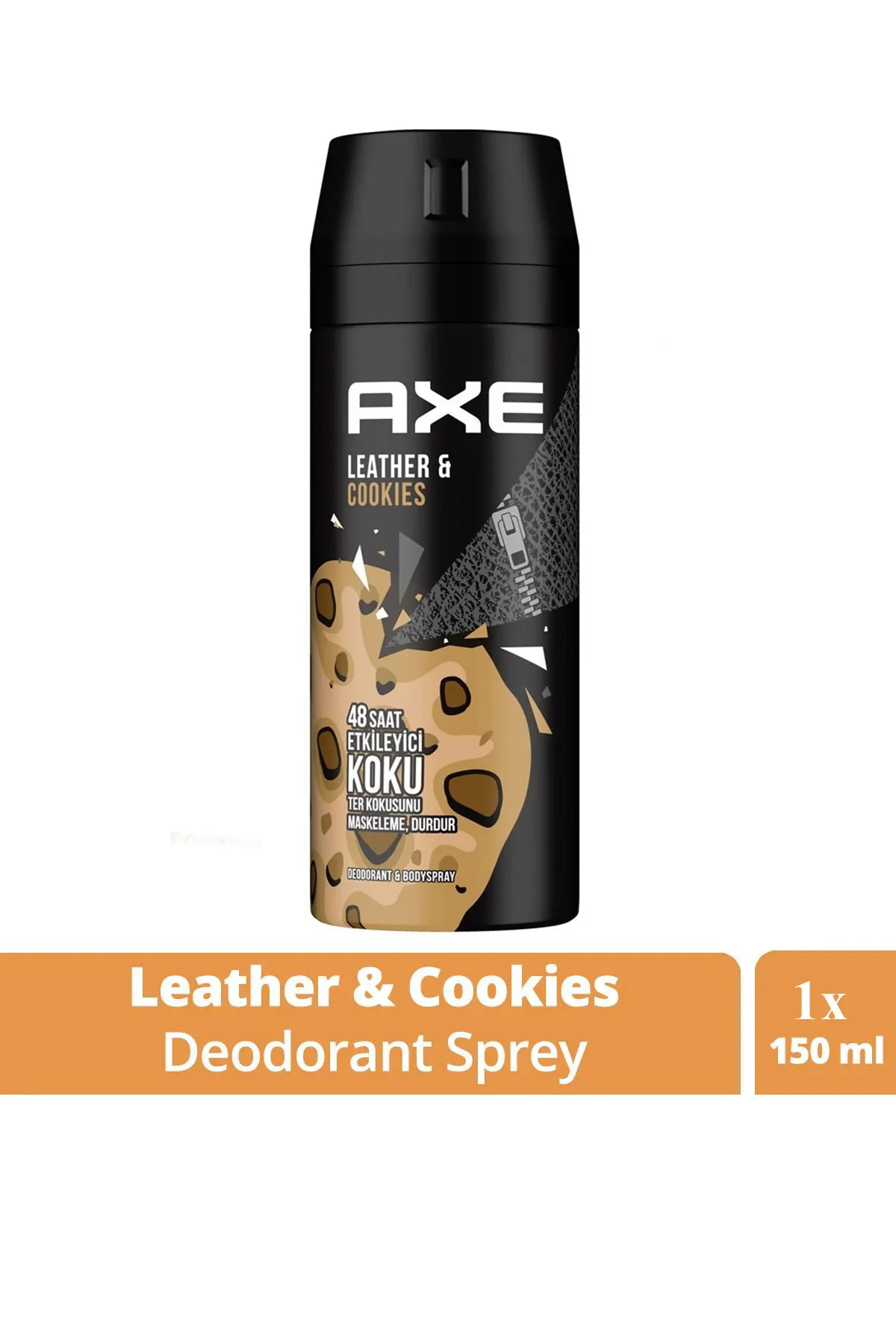 Axe Erkek Sprey Deodorant Leather &amp; Cookies 48 Saat Etkileyeci Koku 150 ml - Just Cheap Store Görsel 2