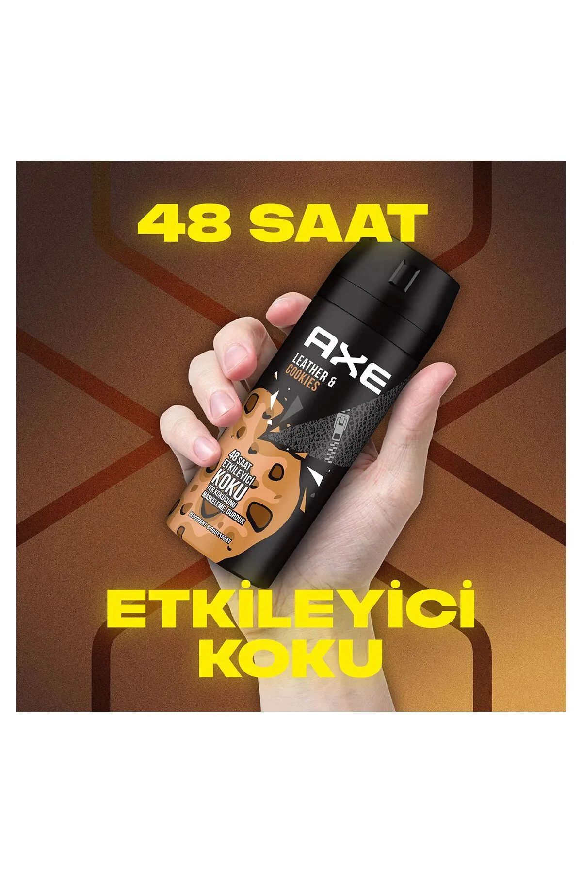 Axe Erkek Sprey Deodorant Leather &amp; Cookies 48 Saat Etkileyeci Koku 150 ml - Just Cheap Store Görsel 5