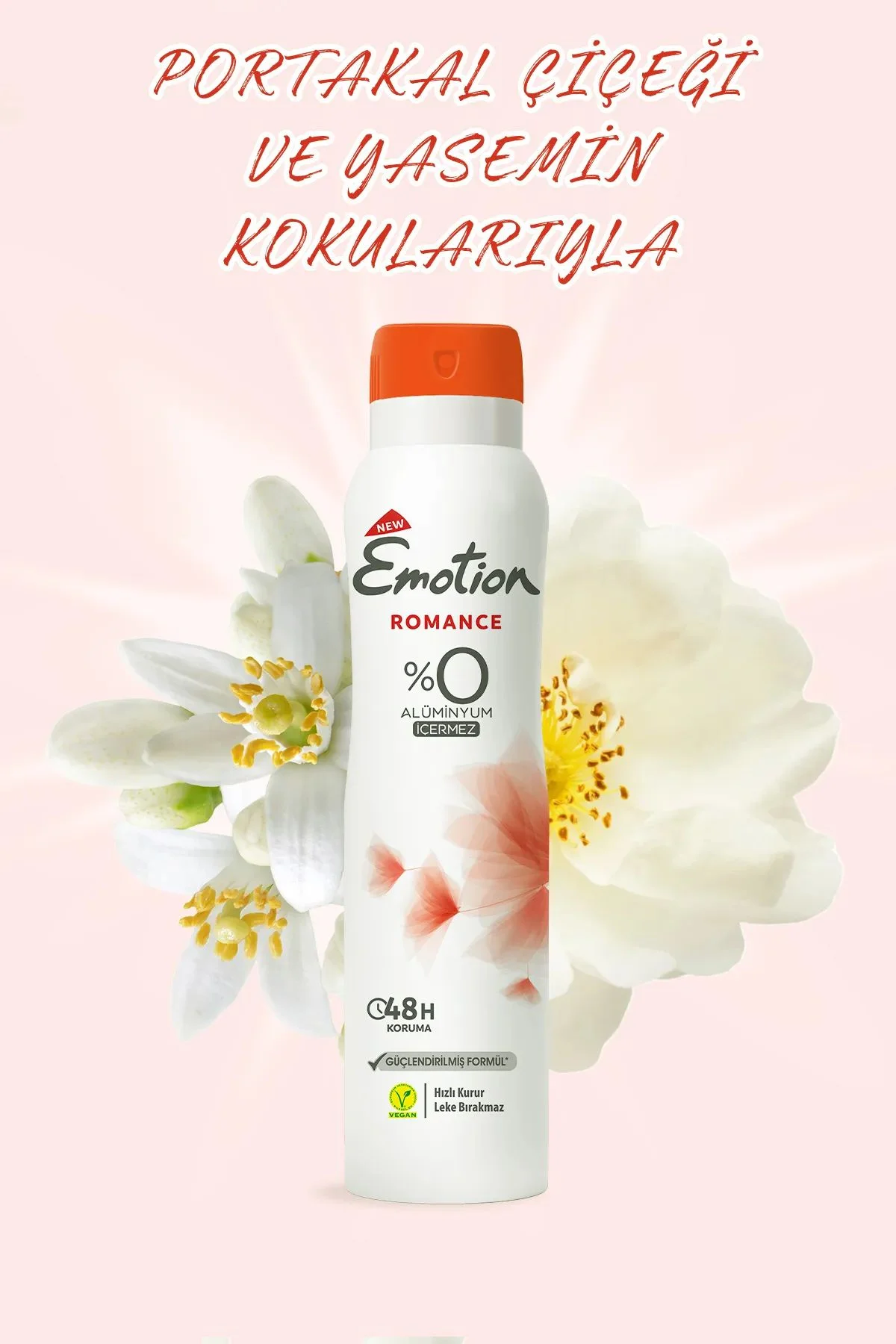 Emotion Romance Kadın Vegan Deodorant 150 Ml Hızlı Kurur, Leke Bırakmaz - Just Cheap Store Görsel 3