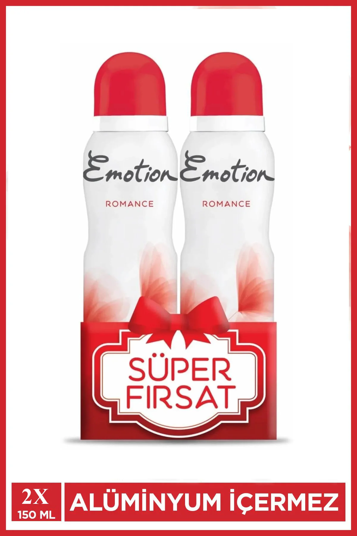 2 Adet Emotion Romance Kadın Vegan Deodorant 150 Ml Hızlı Kurur, Leke Bırakmaz - Just Cheap Store Görsel 2
