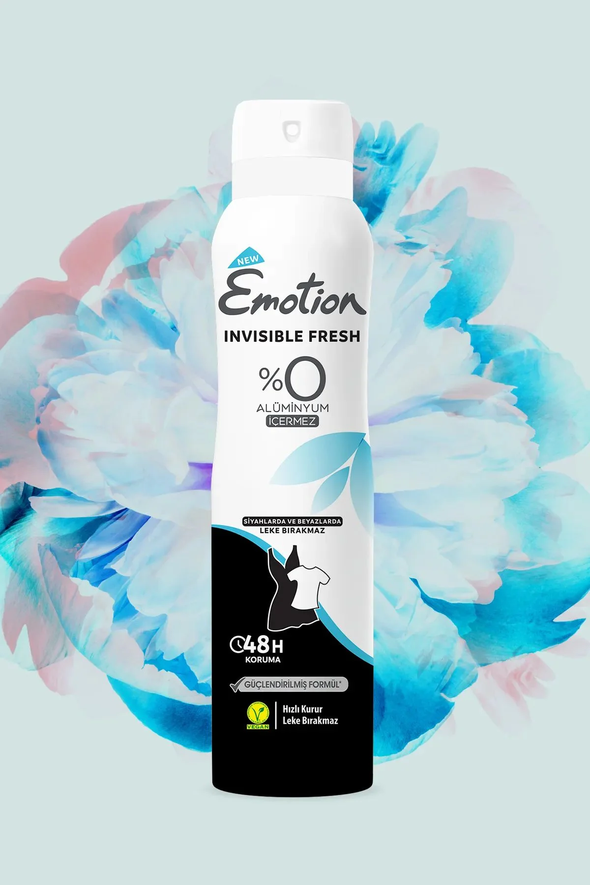 3 Adet Emotion Invisible Fresh Black &amp; White Kadın Deodorant 150ml Vegan, Leke Bırakmaz - Just Cheap Store Görsel 5