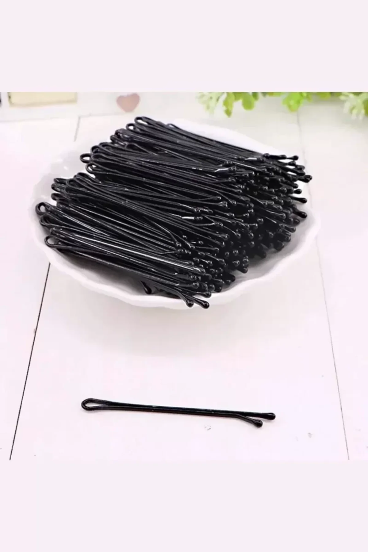 25 Adet Siyah Tel Toka 1.inci Kalite Çelik Tel Toka Kuaför - Just Cheap Store Görsel 3