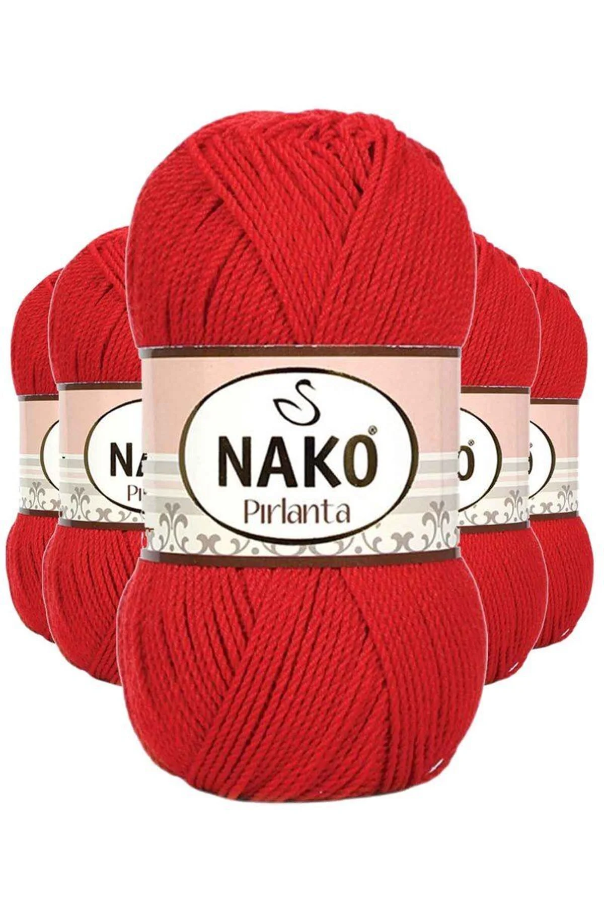 5 Adet Pırlanta Amigurumi El Örgü İpi Yünü Gelincik Kırmızı 6741 - Just Cheap Store Görsel 2