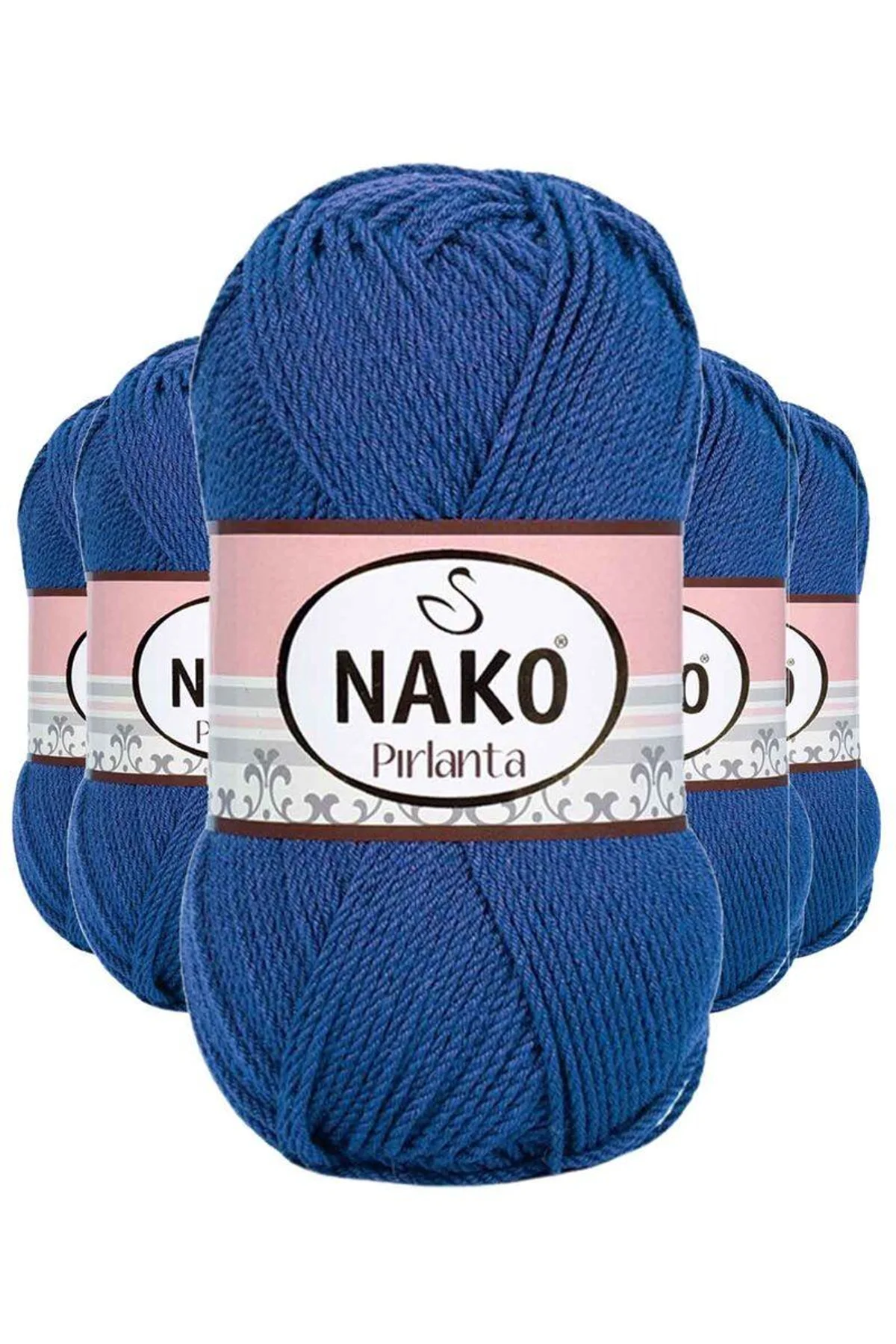 5 Adet Pırlanta Amigurumi El Örgü İpi Yünü Koyu Mavi 10084 - Just Cheap Store Görsel 2