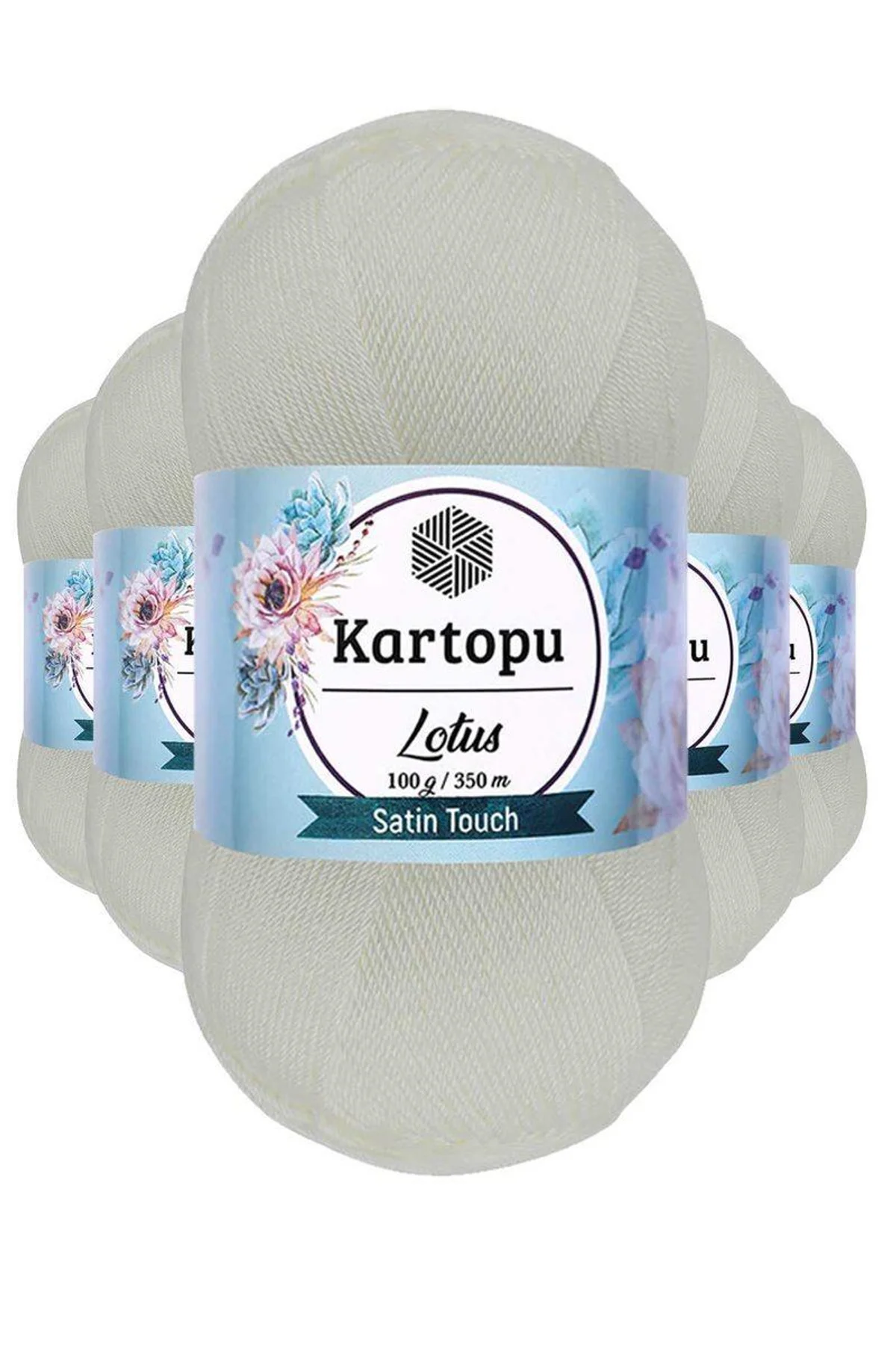 5 Adet Lotus Bikini Büstiyer Bluz Örgü İpi K010 Beyaz - Just Cheap Store Görsel 2