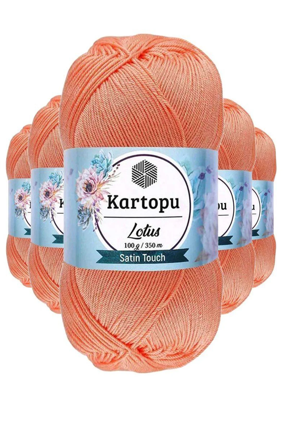 5 Adet Lotus Bikini Büstiyer Bluz Örgü İpi K218 Somon - Just Cheap Store Görsel 2