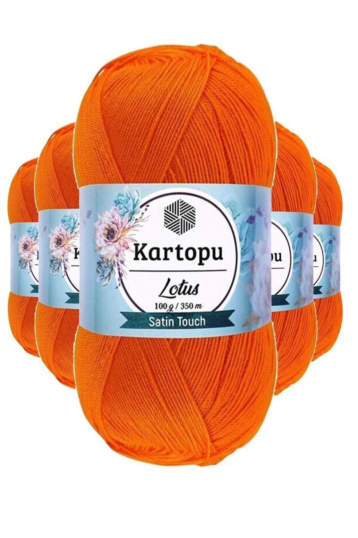 5 Adet Lotus Bikini Büstiyer Bluz Örgü İpi K273 Turuncu - Just Cheap Store Görsel 2