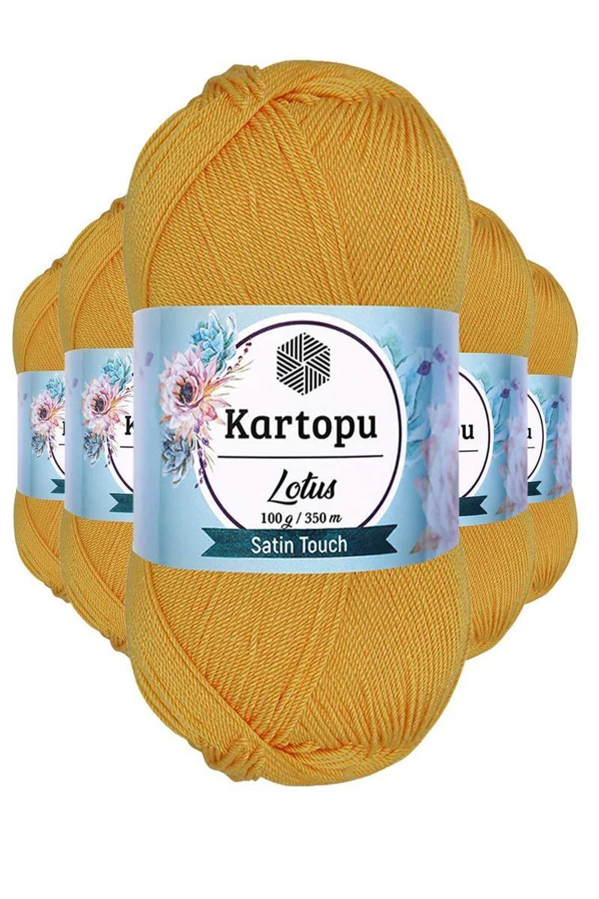 5 Adet Lotus Bikini Büstiyer Bluz Örgü İpi K318 Koyu Sarı - Just Cheap Store Görsel 2