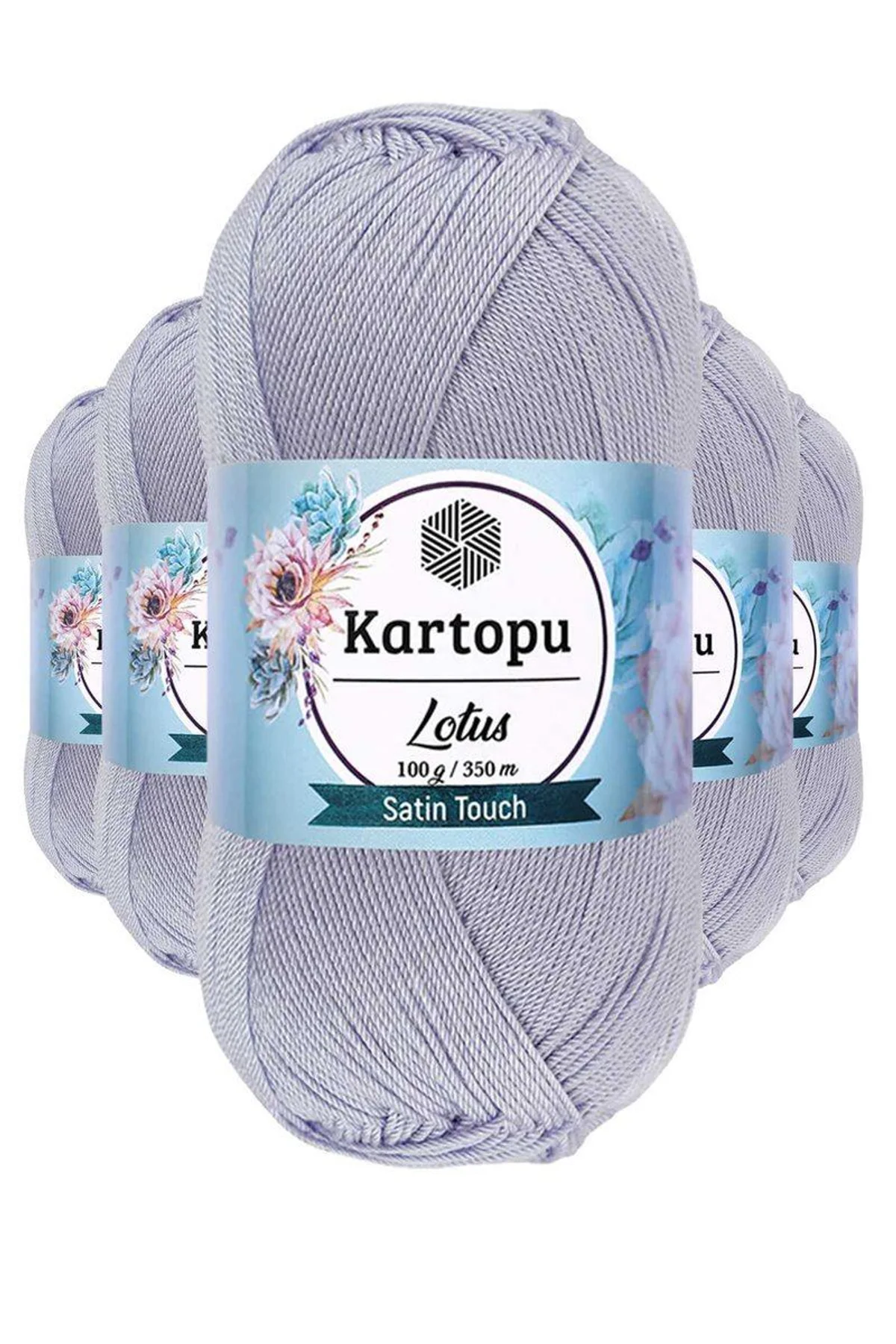 5 Adet Lotus Bikini Büstiyer Bluz Örgü İpi K714 Gri - Just Cheap Store Görsel 2