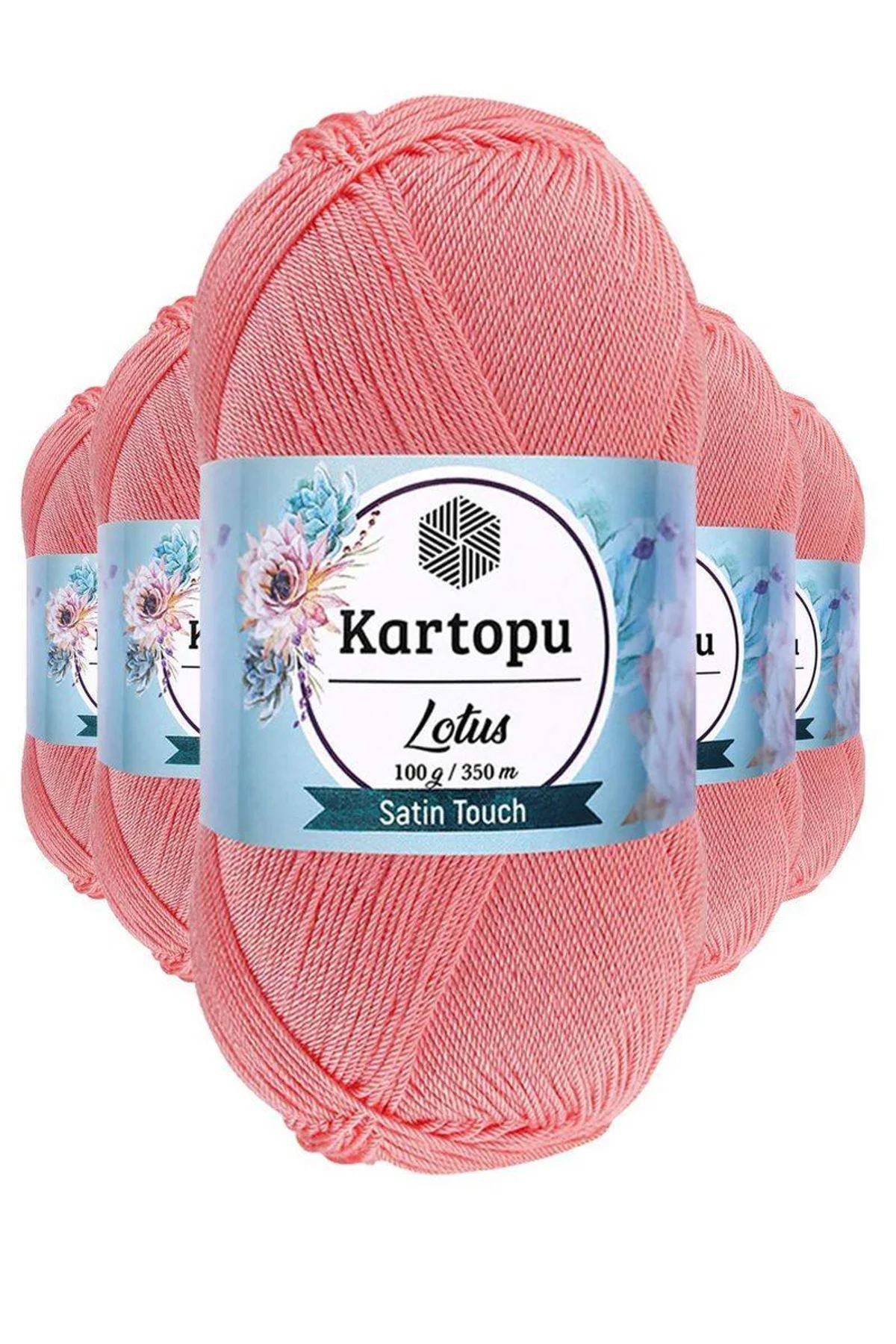 5 Adet Lotus Bikini Büstiyer Bluz Örgü İpi K766 Gül Pembe - Just Cheap Store Görsel 2