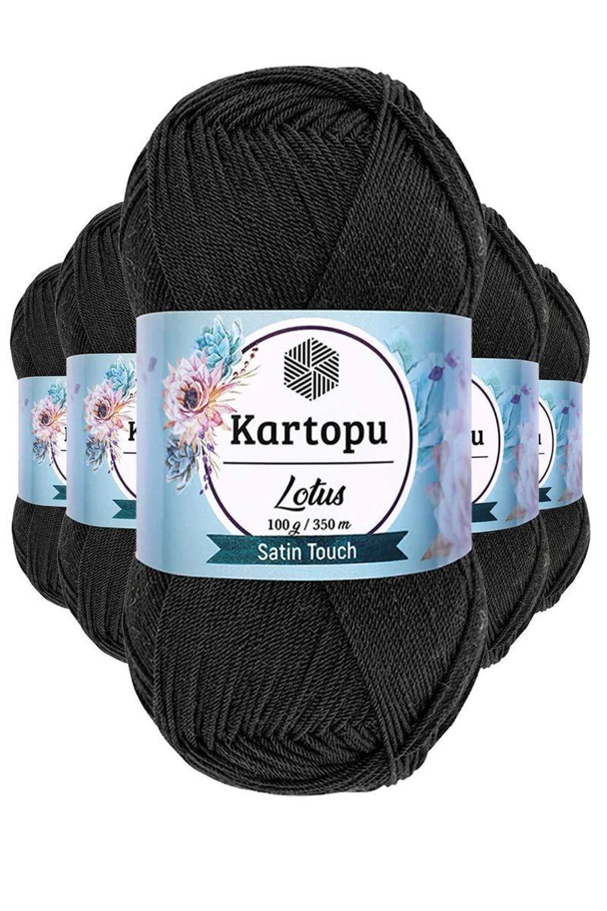 5 Adet Lotus Bikini Büstiyer Bluz Örgü İpi K940 Siyah - Just Cheap Store Görsel 2