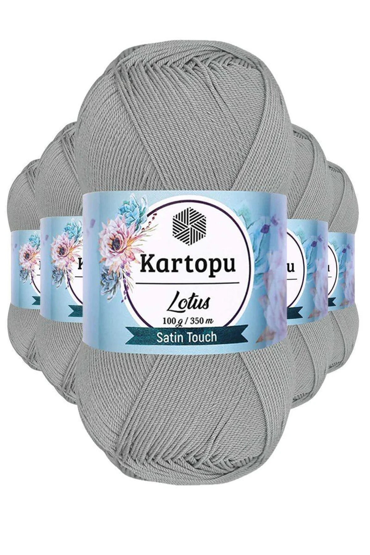 5 Adet Lotus Bikini Büstiyer Bluz Örgü İpi K941 Açık Gri - Just Cheap Store Görsel 2