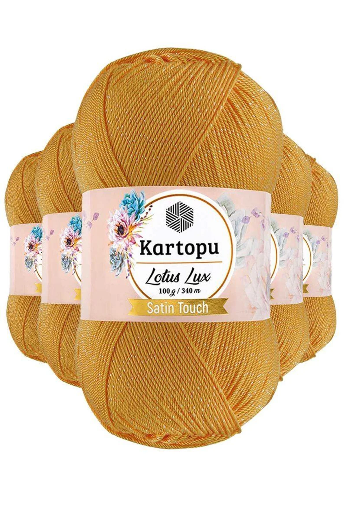 5 Adet Lotus Lux Bikini Büstiyer Bluz Simli Örgü İpi K318 Koyu Sarı - Just Cheap Store Görsel 2