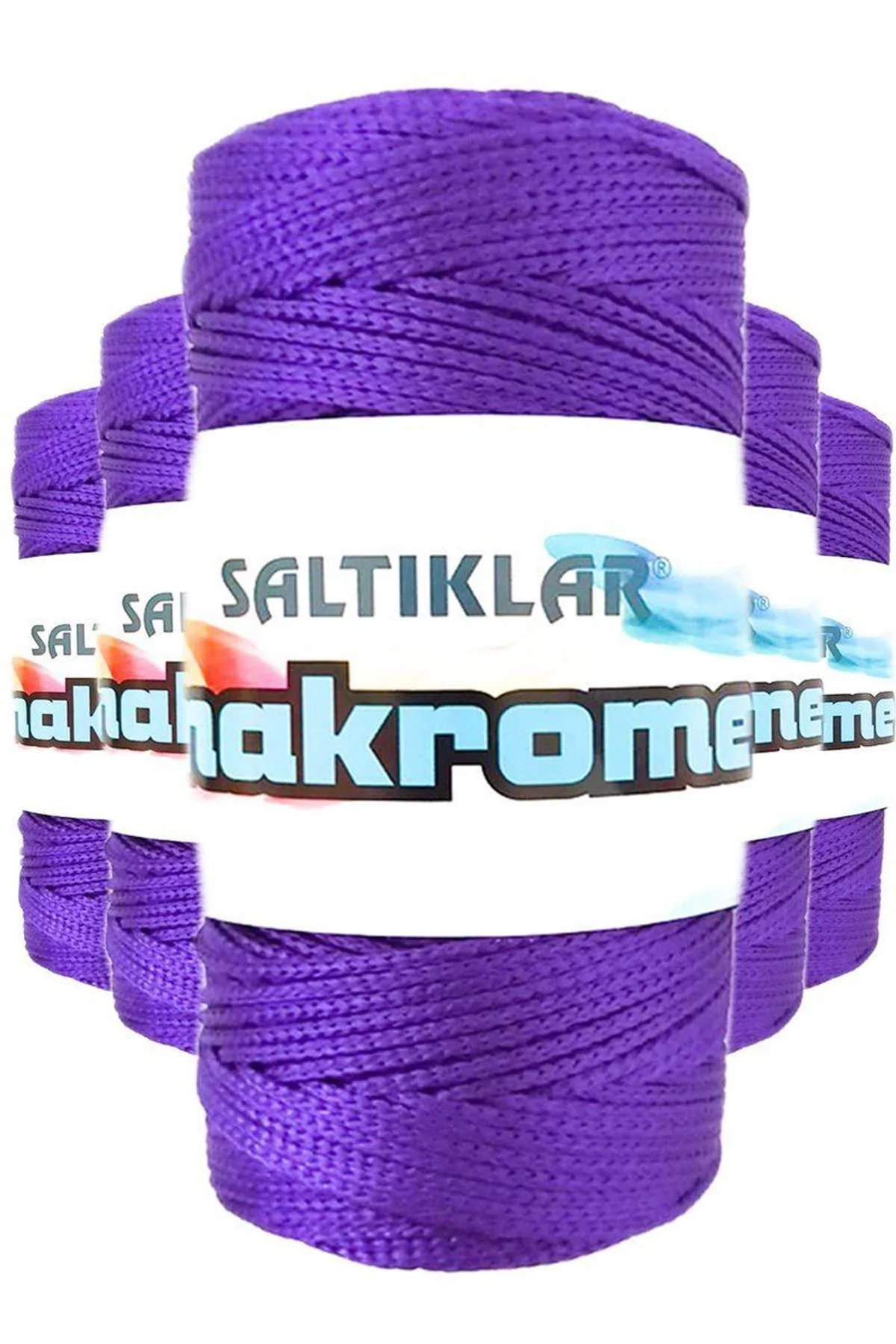 5 Adet Polyester Makrome İpi 4250 Mor 100 gr - Just Cheap Store Görsel 2