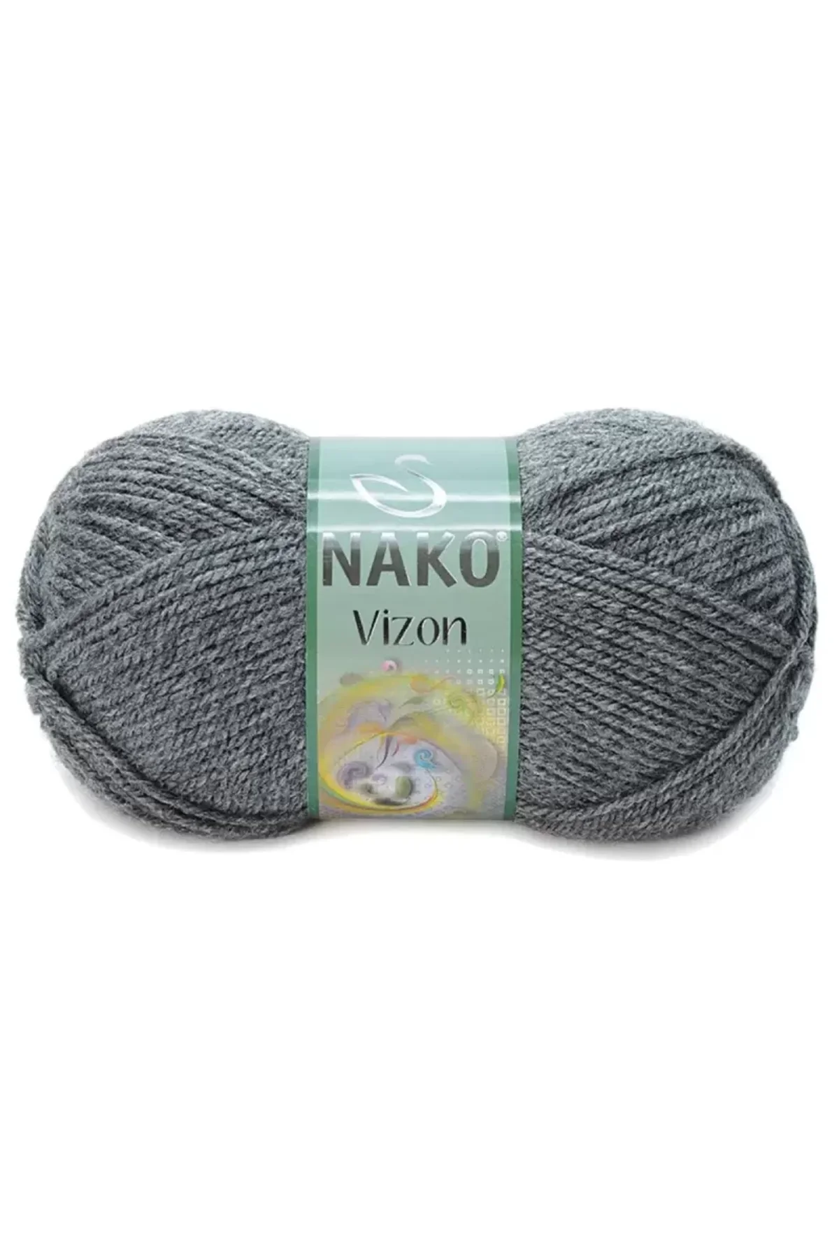 5 Adet Vizon Premium Akrilik El Örgü İpi Yünü Renk No:193 Loş Gri - Just Cheap Store Görsel 2