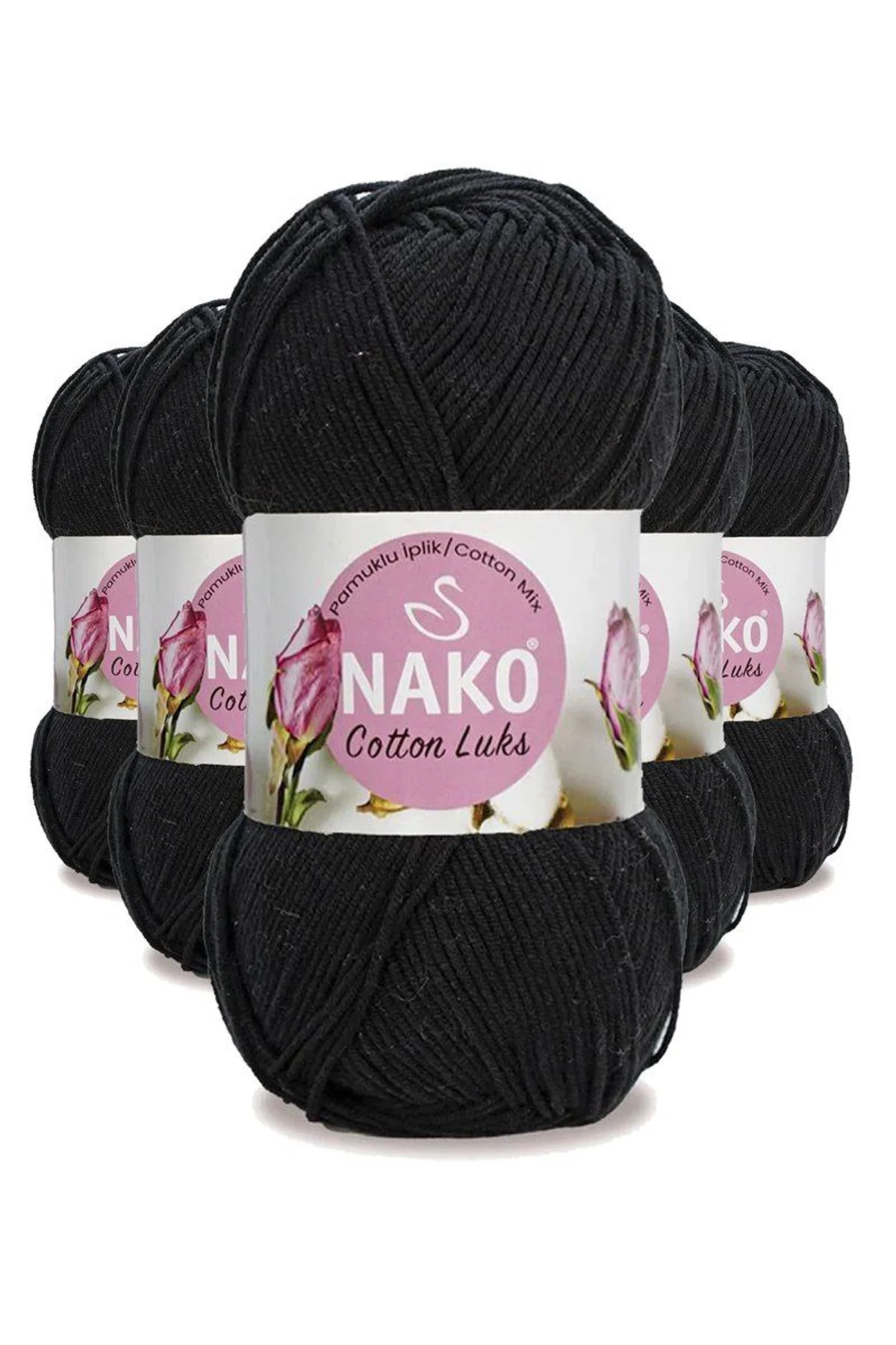 5 Adet Cotton Lüks Yelek Tunik Kazak Bluz Hırka İpi Yünü Siyah 97568 - Just Cheap Store Görsel 3