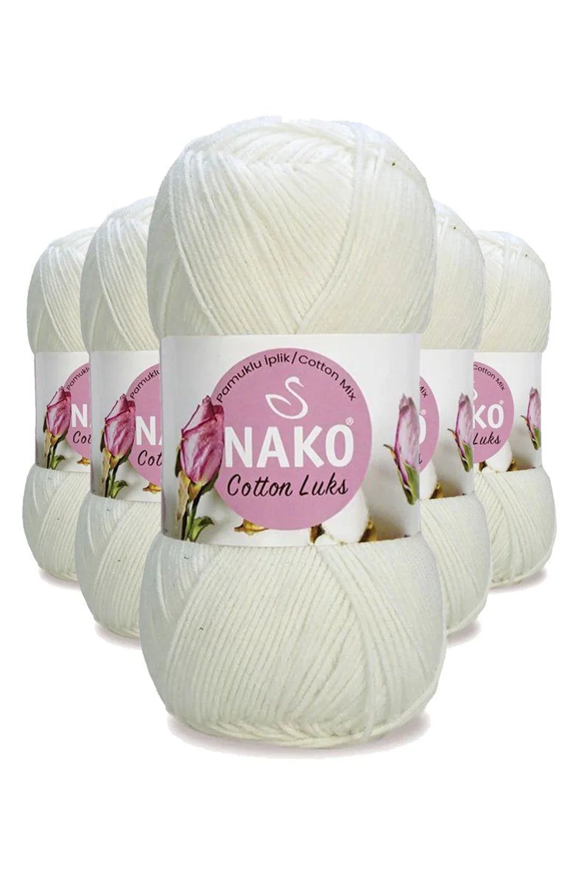 5 Adet Cotton Lüks Yelek Tunik Kazak Bluz Hırka İpi Yünü Süt Beyaz 97570 - Just Cheap Store Görsel 3