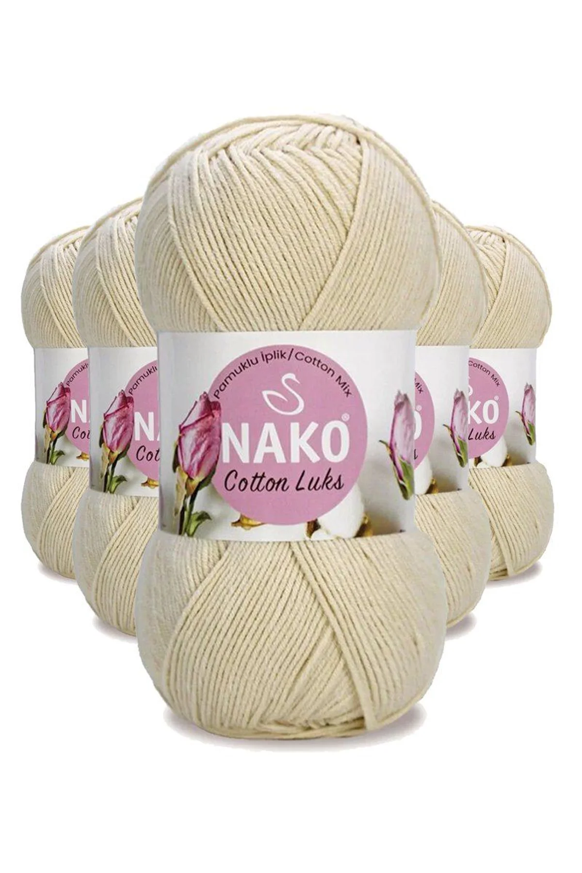 5 Adet Cotton Lüks Yelek Tunik Kazak Bluz Hırka İpi Yünü Açık Bej 97543 - Just Cheap Store Görsel 3