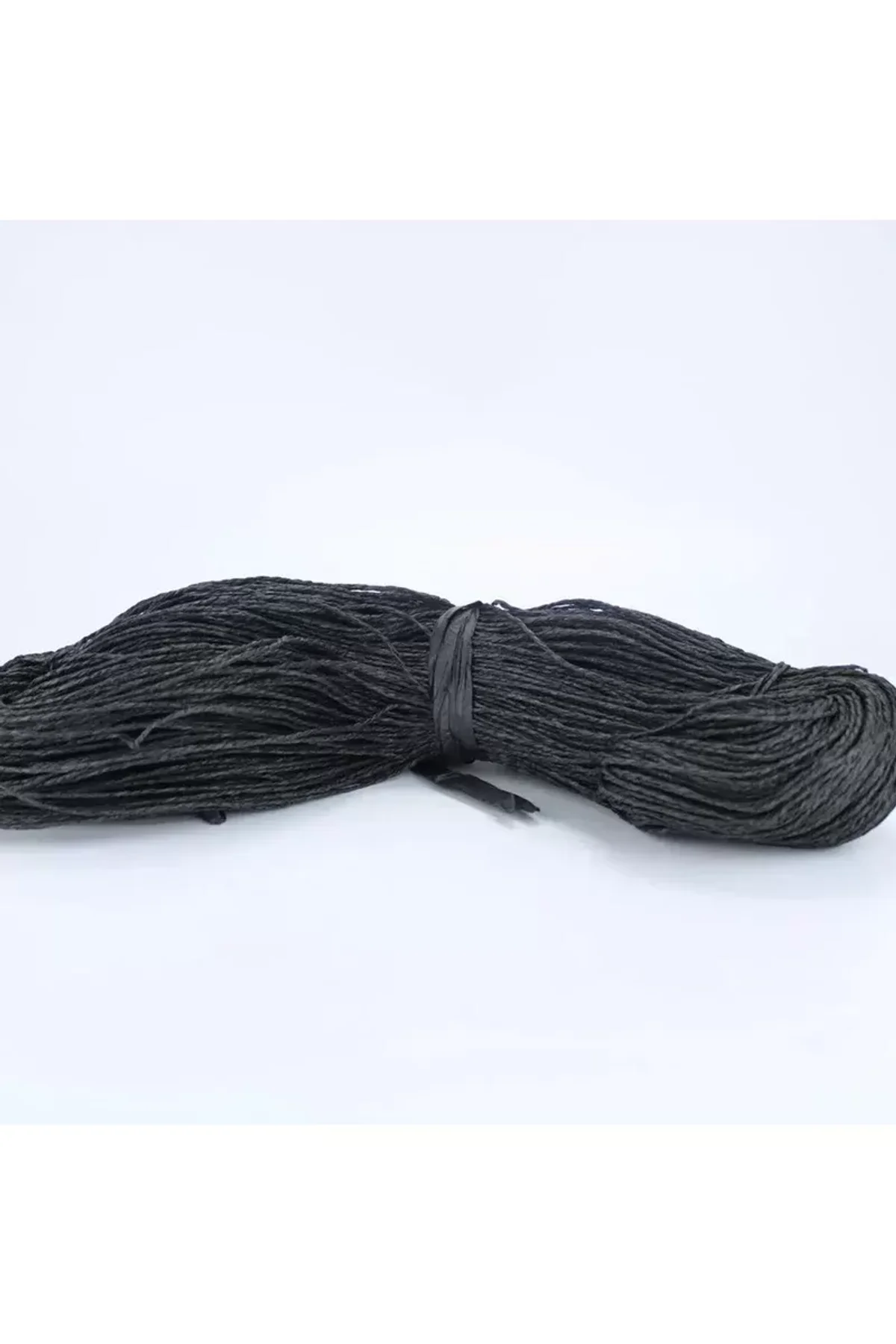 Siyah Renk Çile Kağıt İp Çanta Ipi Supla Ipi No:12 - (550-600 gr)