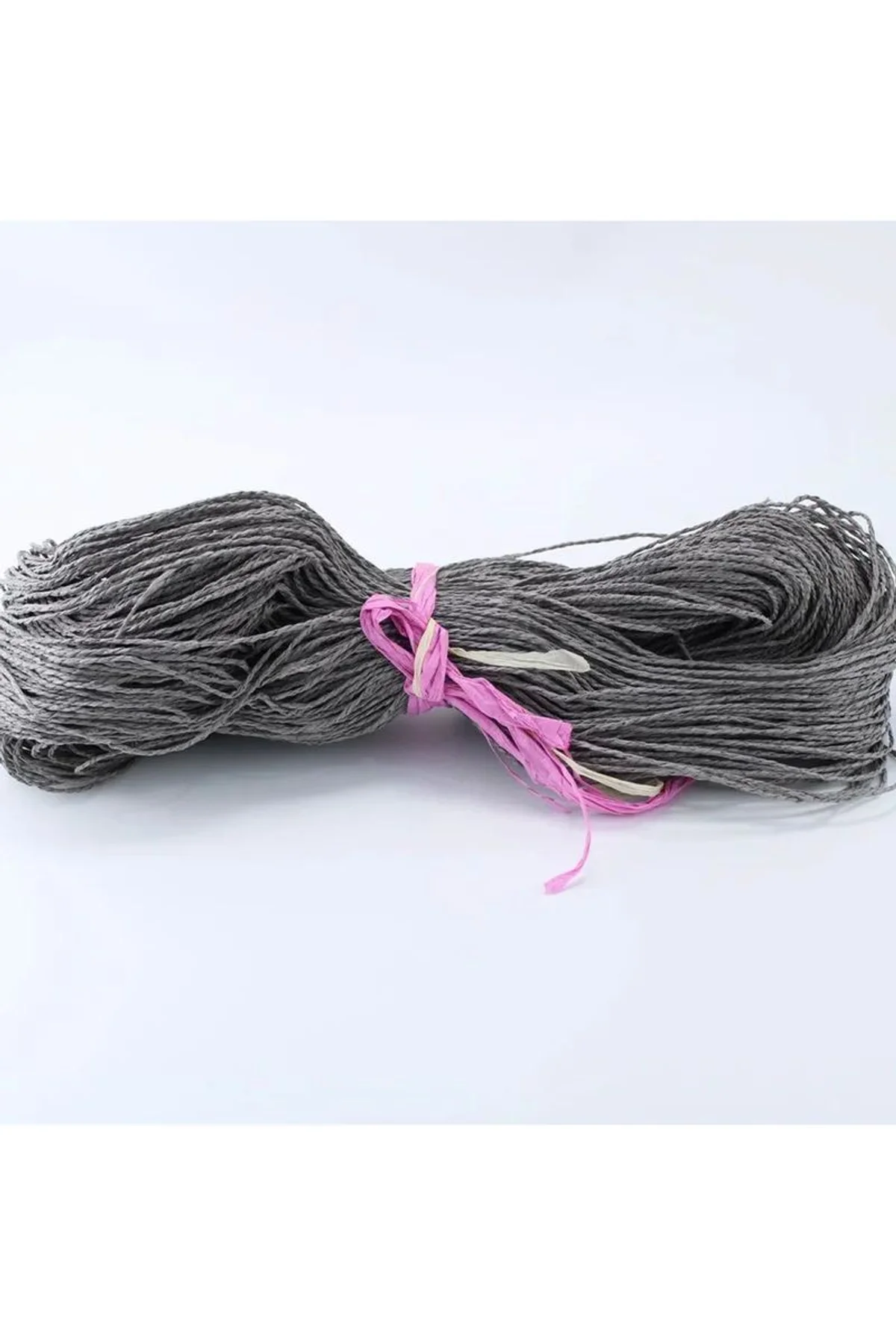 Koyu Gri Renk Çile Kağıt İp Çanta Ipi Supla Ipi No:53 - (550-600 gr) - Just Cheap Store Görsel 2