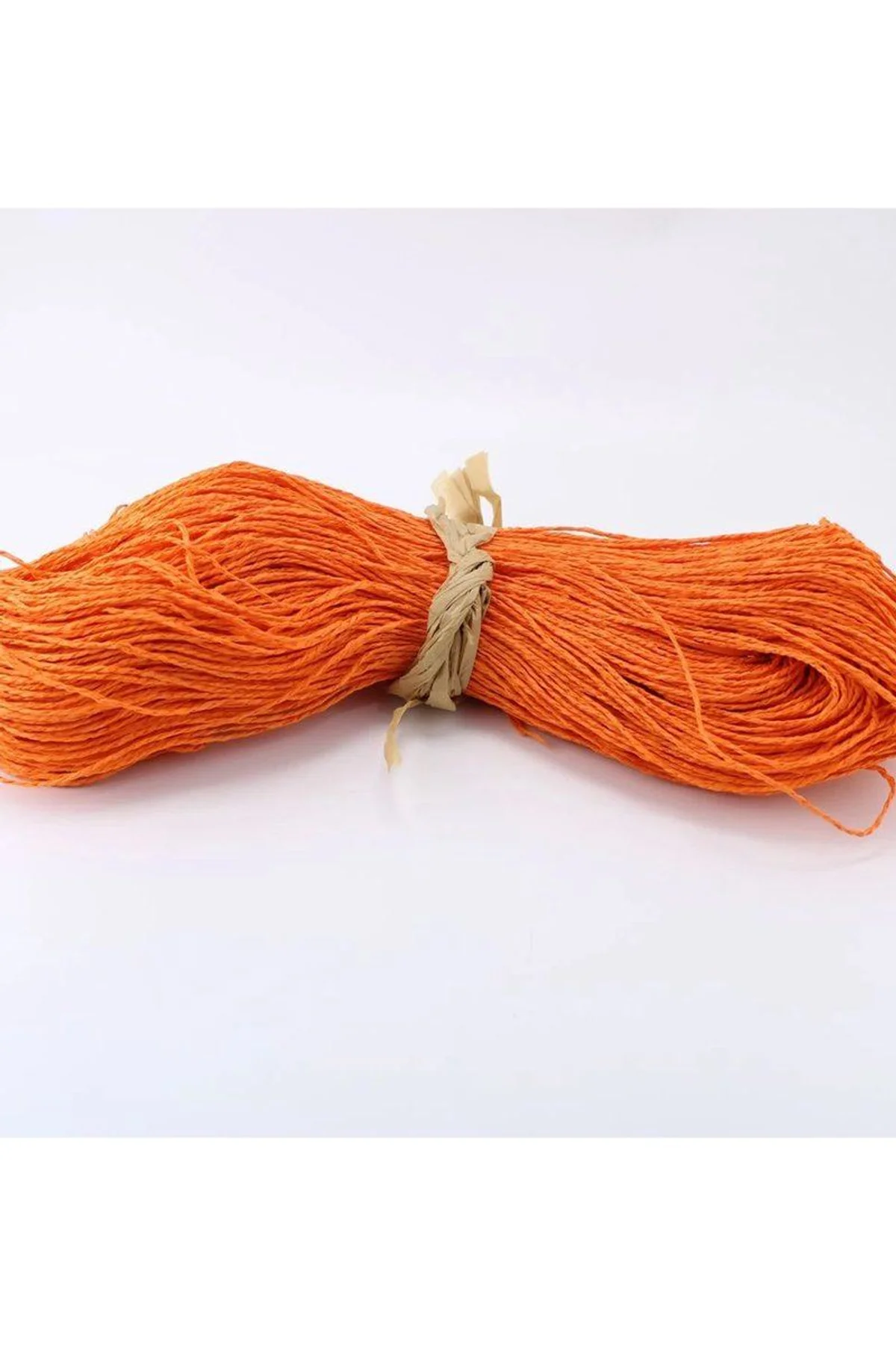 Turuncu Renk Çile Kağıt İp Çanta Ipi Supla Ipi No:65 - (550-600 gr) - Just Cheap Store Görsel 3