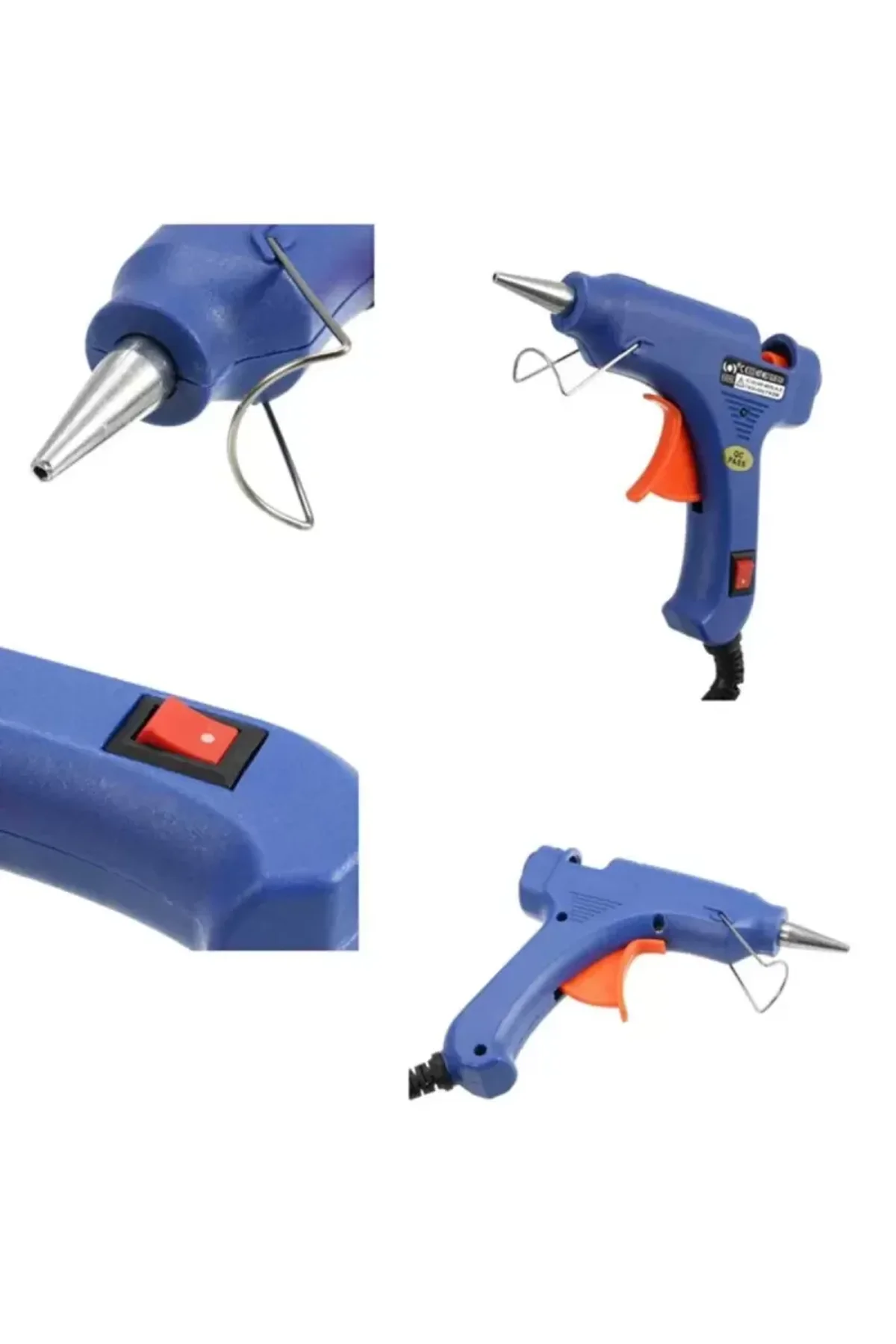 Dhgl Sıcak Silikon Işıklı Tetikli Mum Tutkal Tabancası 20w - Just Cheap Store Görsel 2