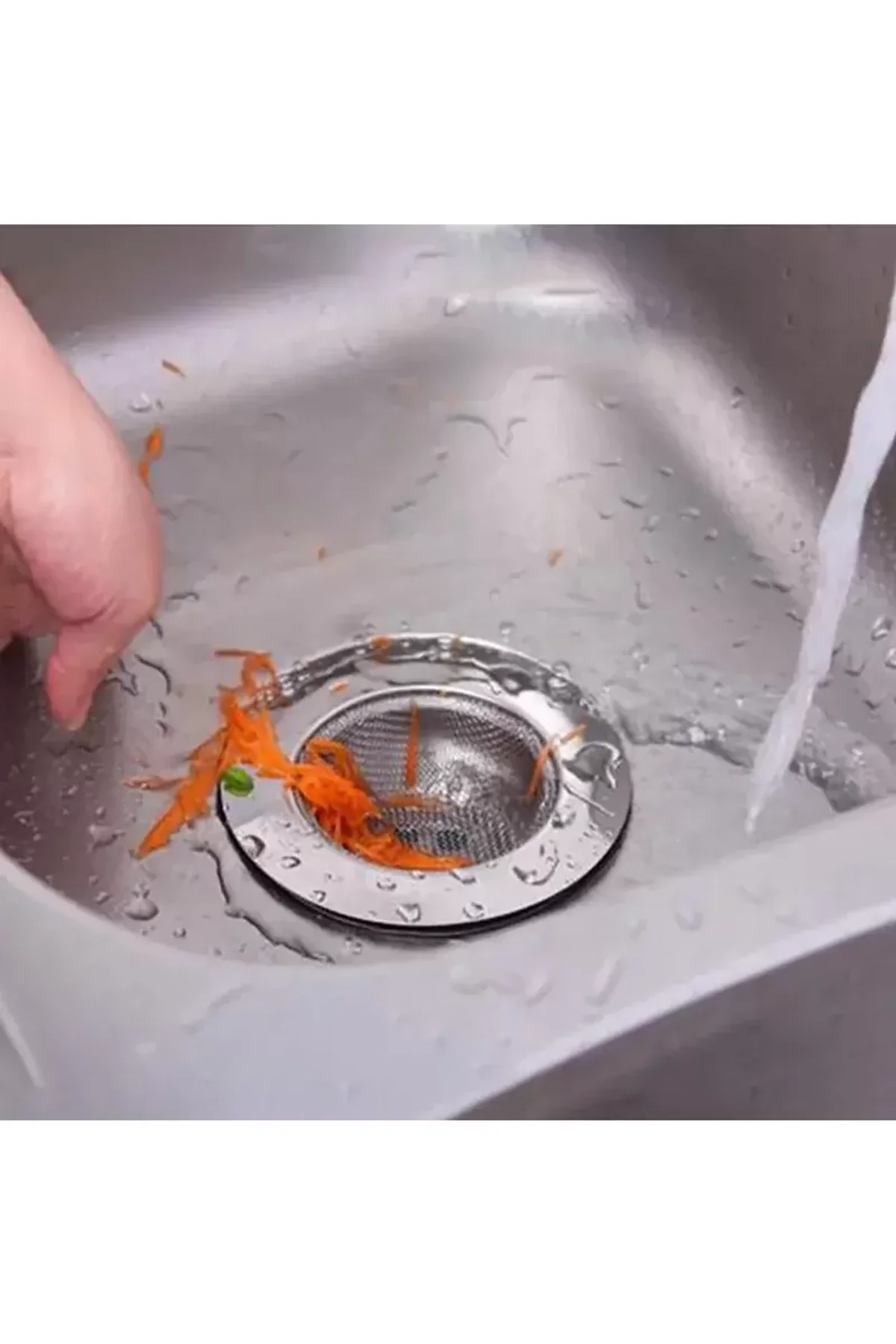 Mutfak Su Lavabo Filtresi Örgü Süzgeç Paslanmaz Çelik 7.5 cm Çap - Just Cheap Store Görsel 3