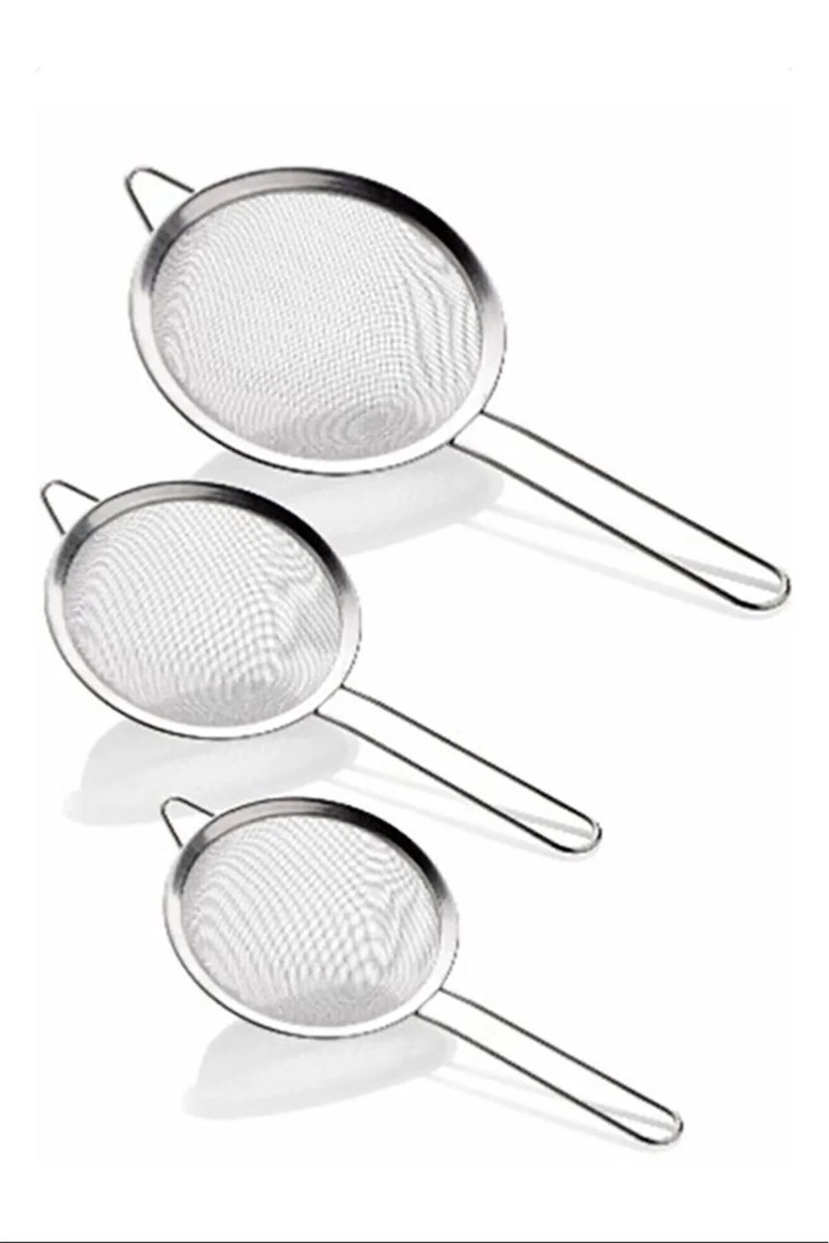 Büyük 3'lü Metal Süzgeç Royaleks-CLKN-1359 - Just Cheap Store Görsel 2
